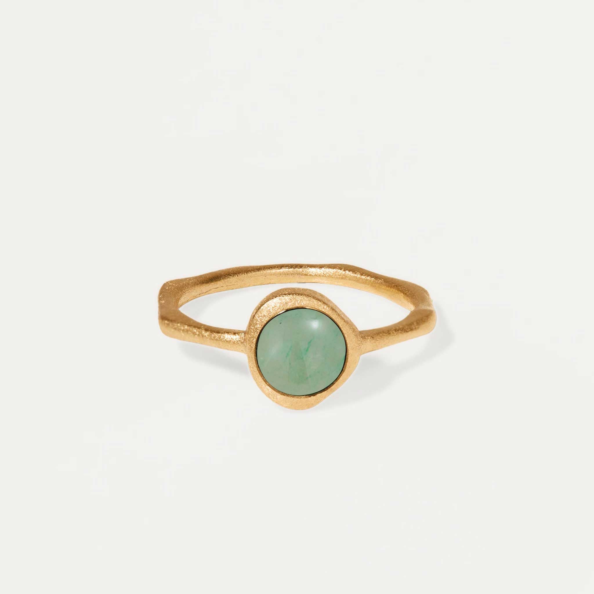 Zodiac Birthstone Ring 24k Gold Vermeil - Hochglanz