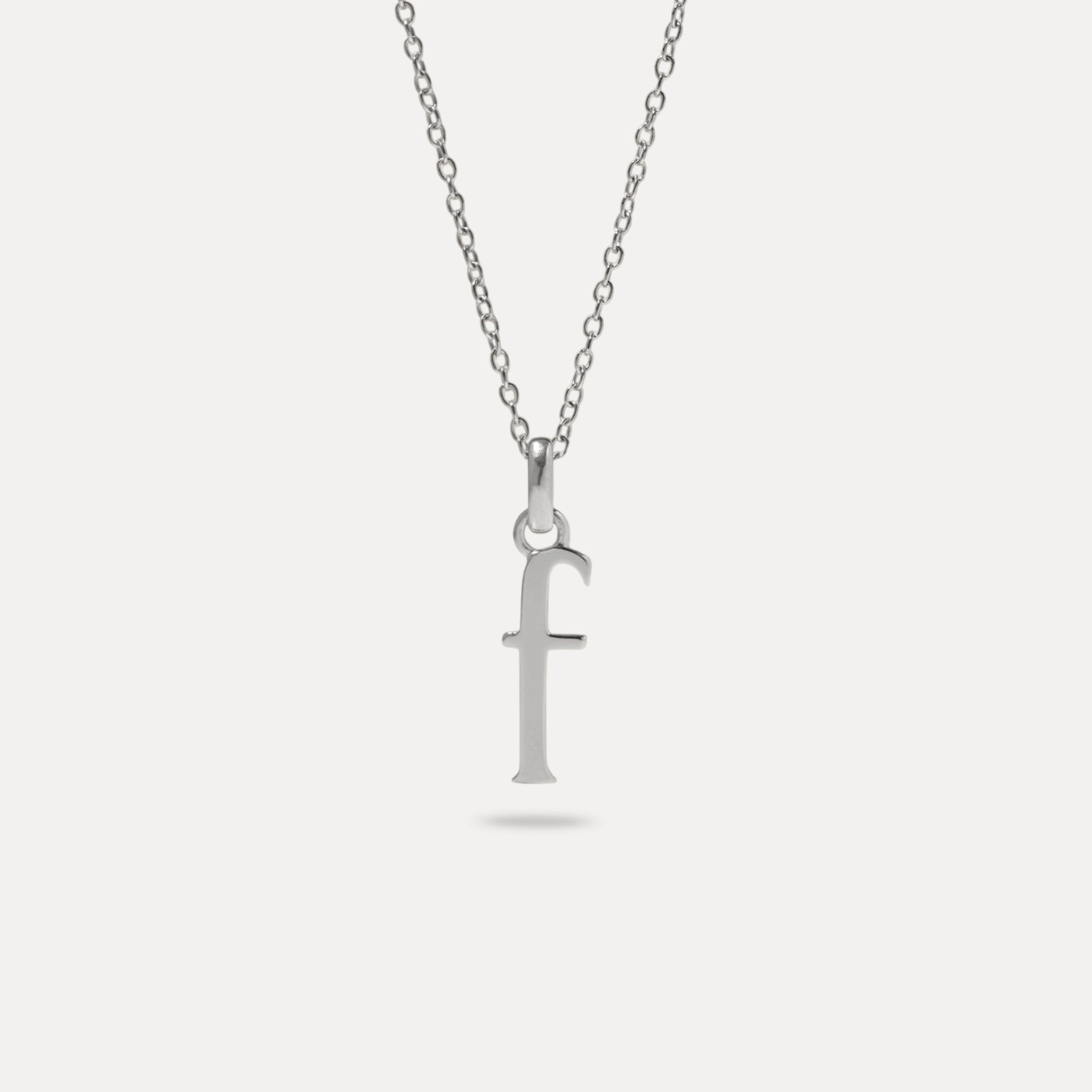 Initial mit Ankerkette 925 Silber