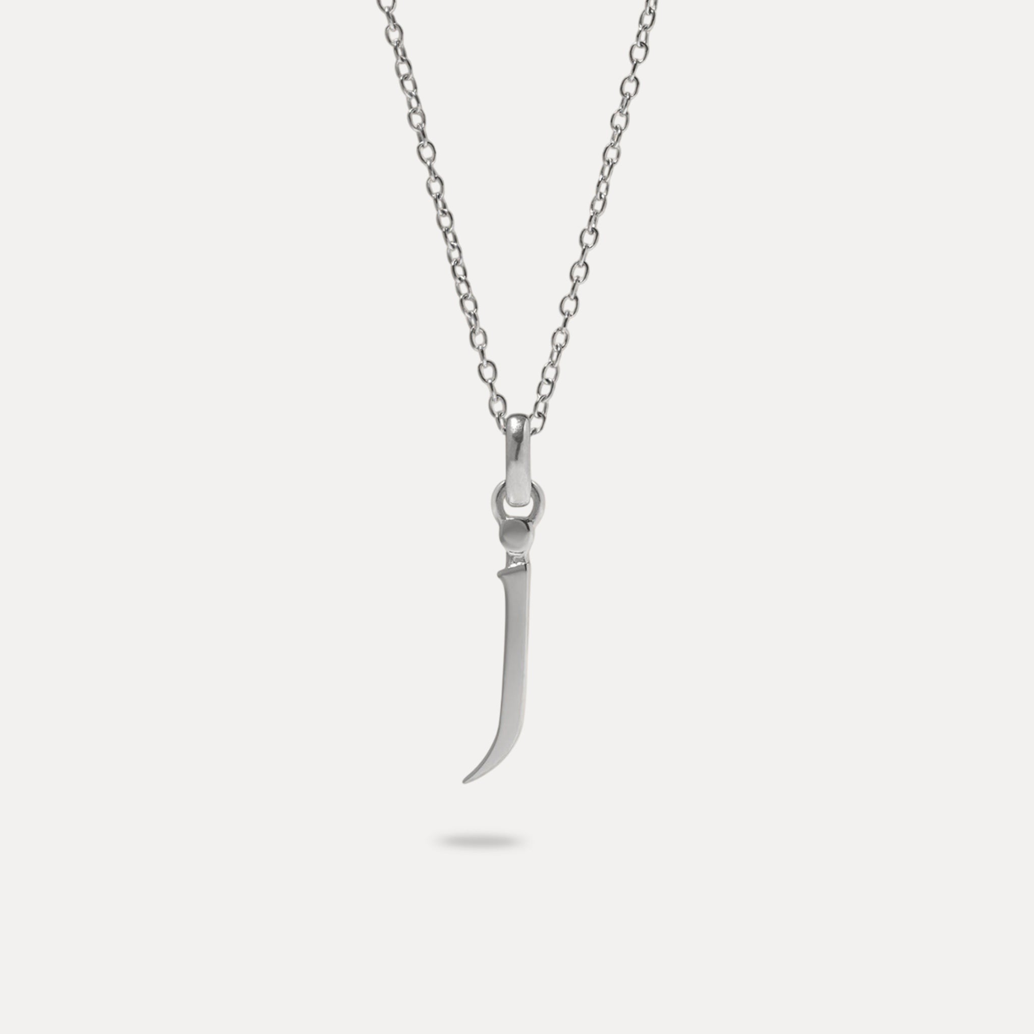 Initial mit Ankerkette 925 Silber