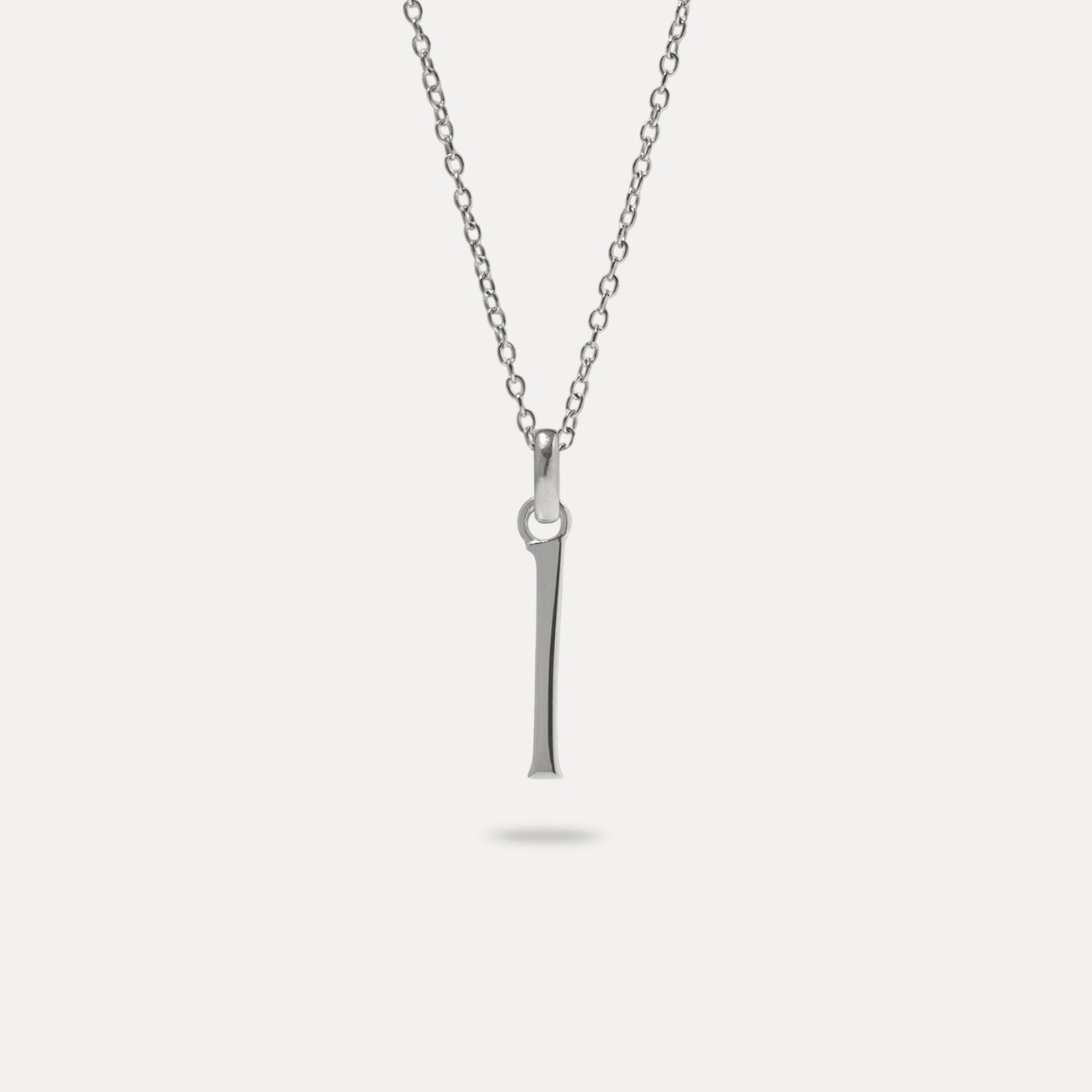 Initial mit Ankerkette 925 Silber