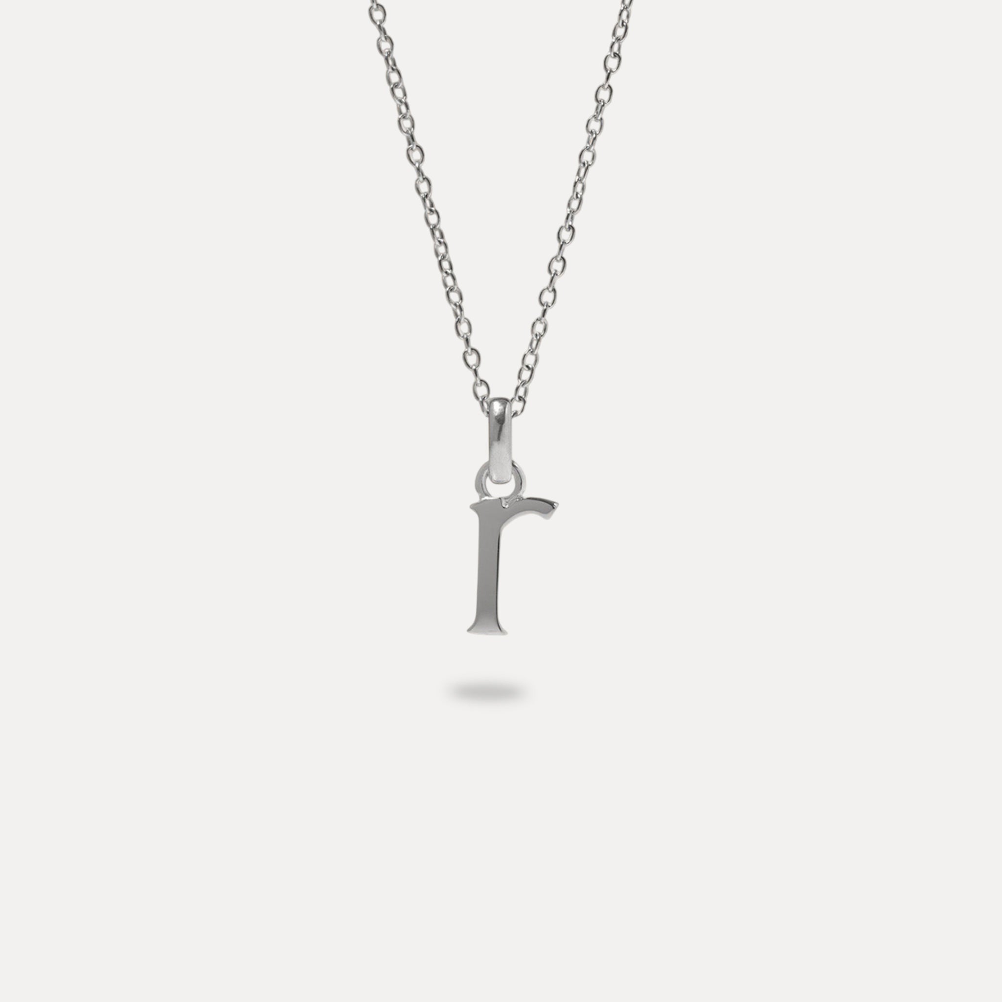 Initial mit Ankerkette 925 Silber