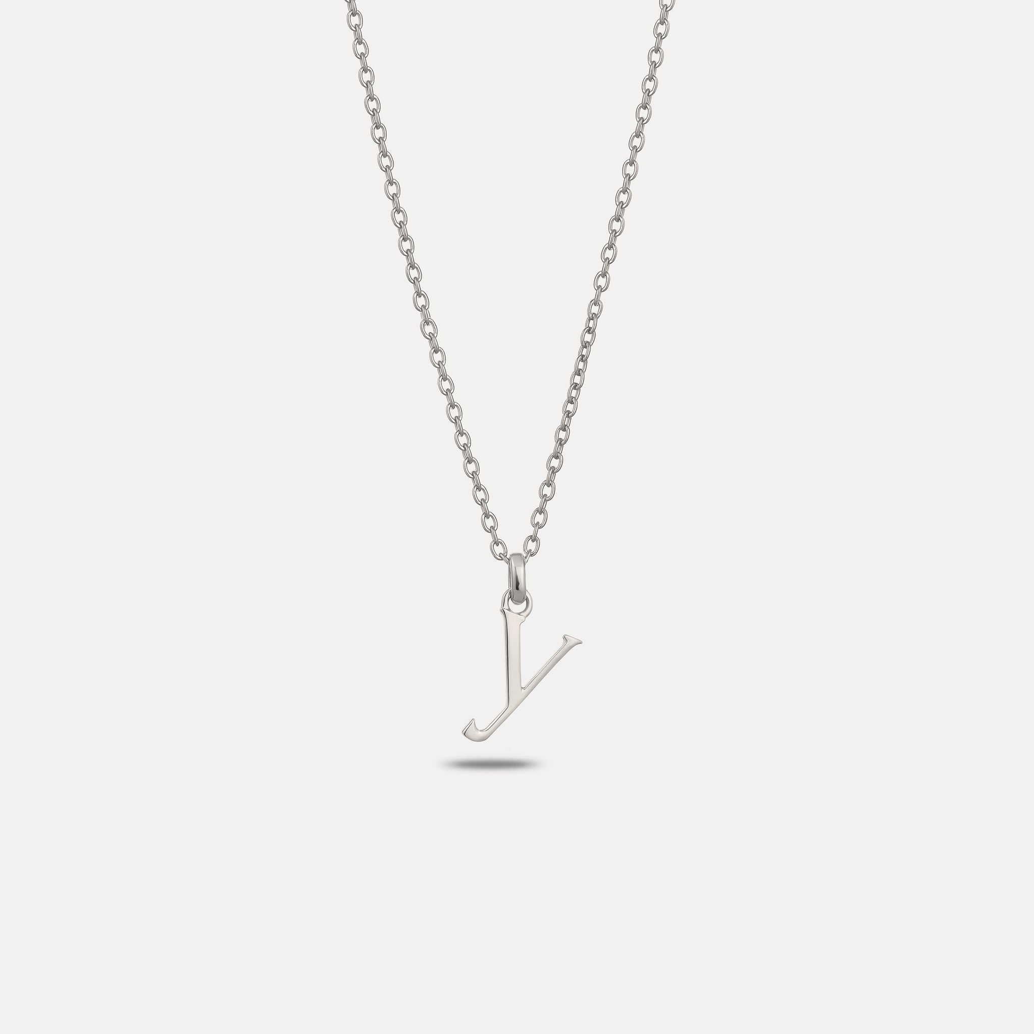 Initial mit Ankerkette 925 Silber