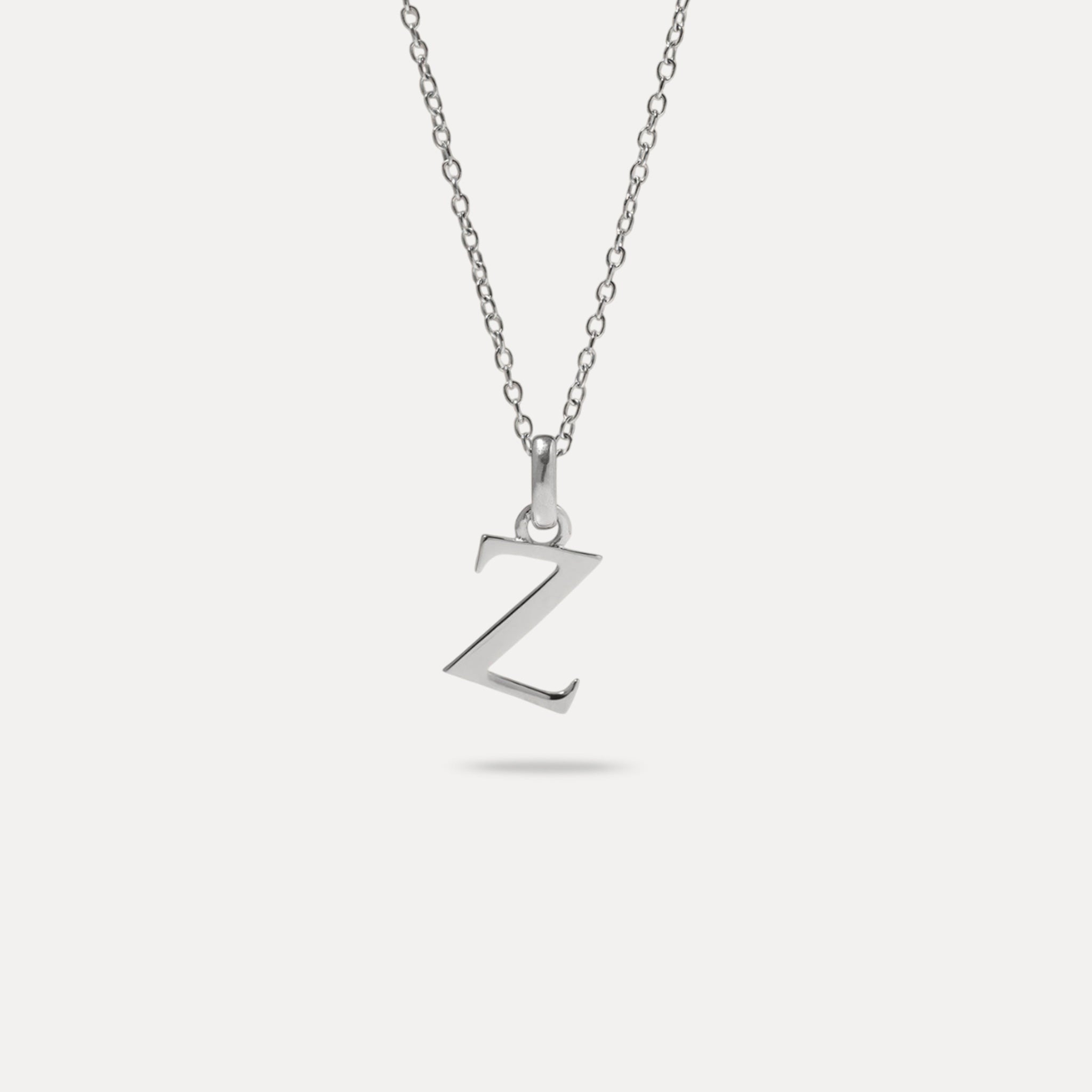 Initial mit Ankerkette 925 Silber