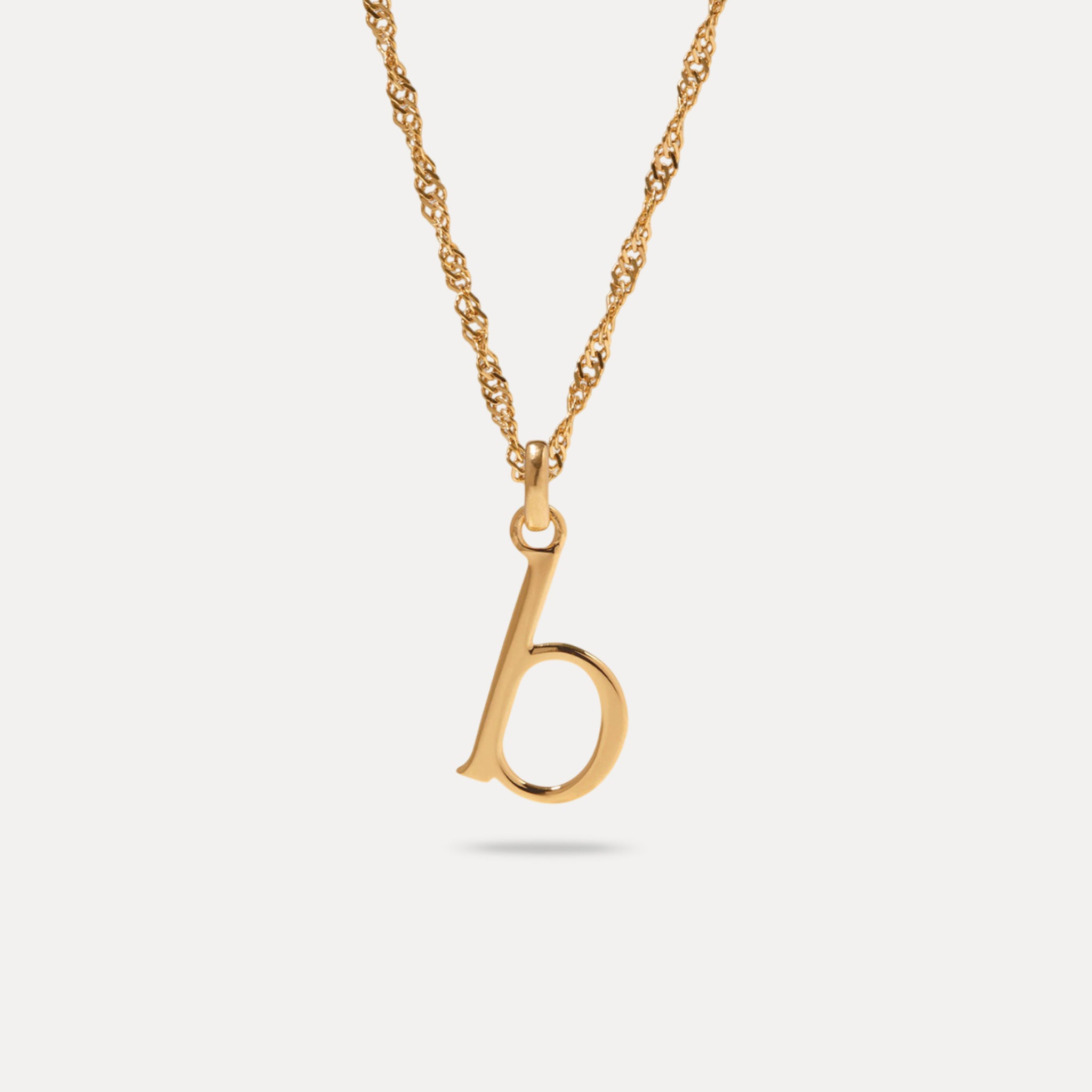 Initial mit Singapore Kette