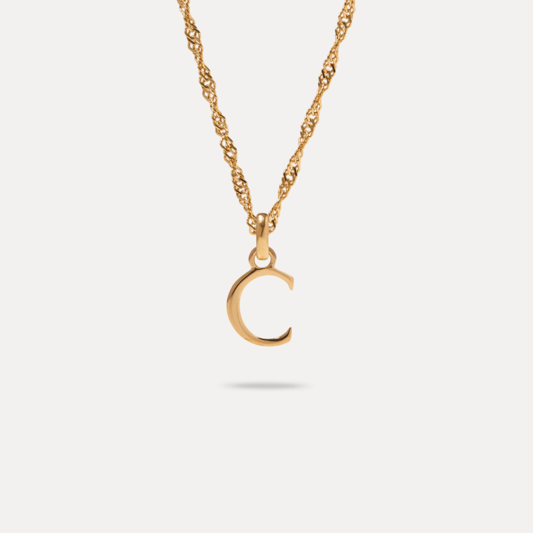 Initial mit Singapore Kette