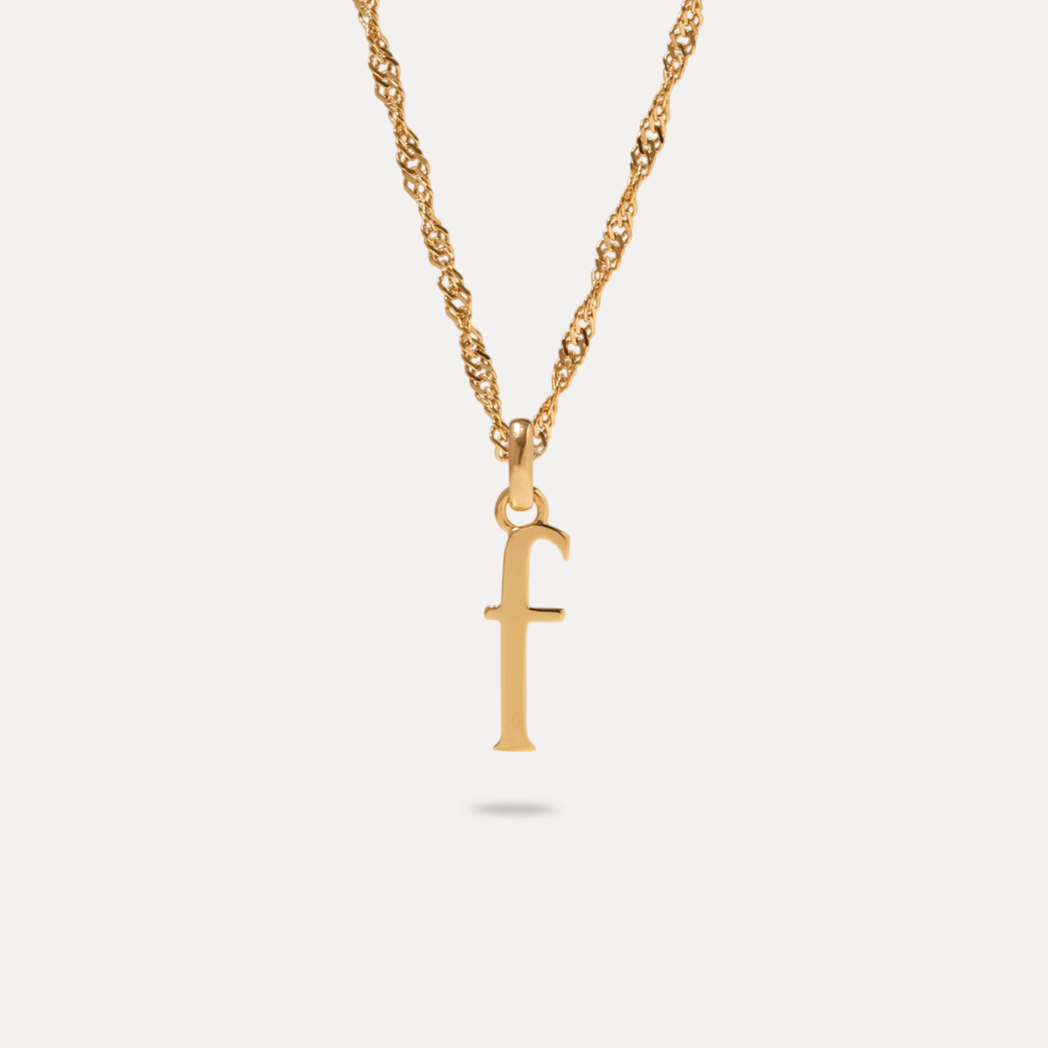 Initial mit Singapore Kette