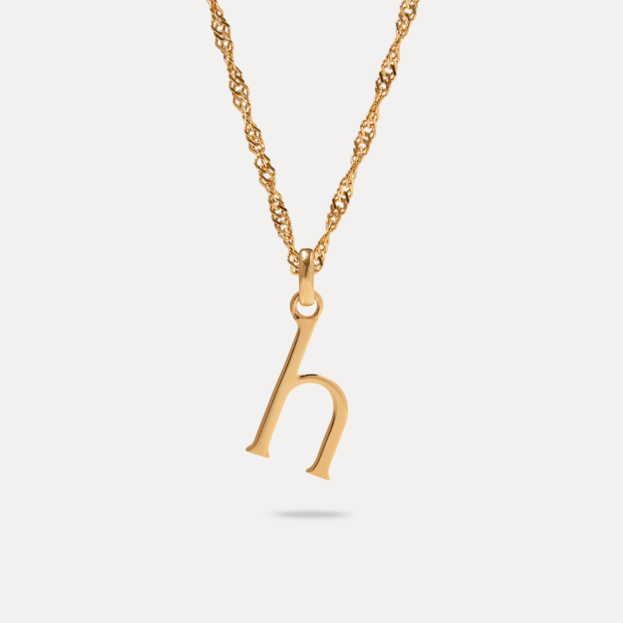 Initial mit Singapore Kette