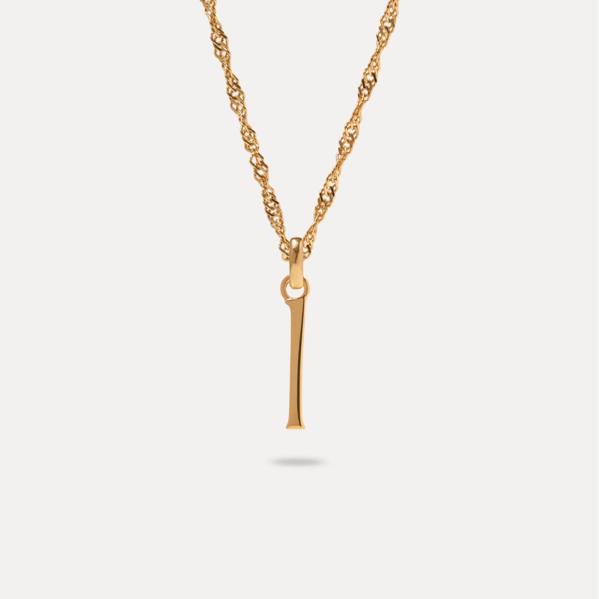 Initial mit Singapore Kette