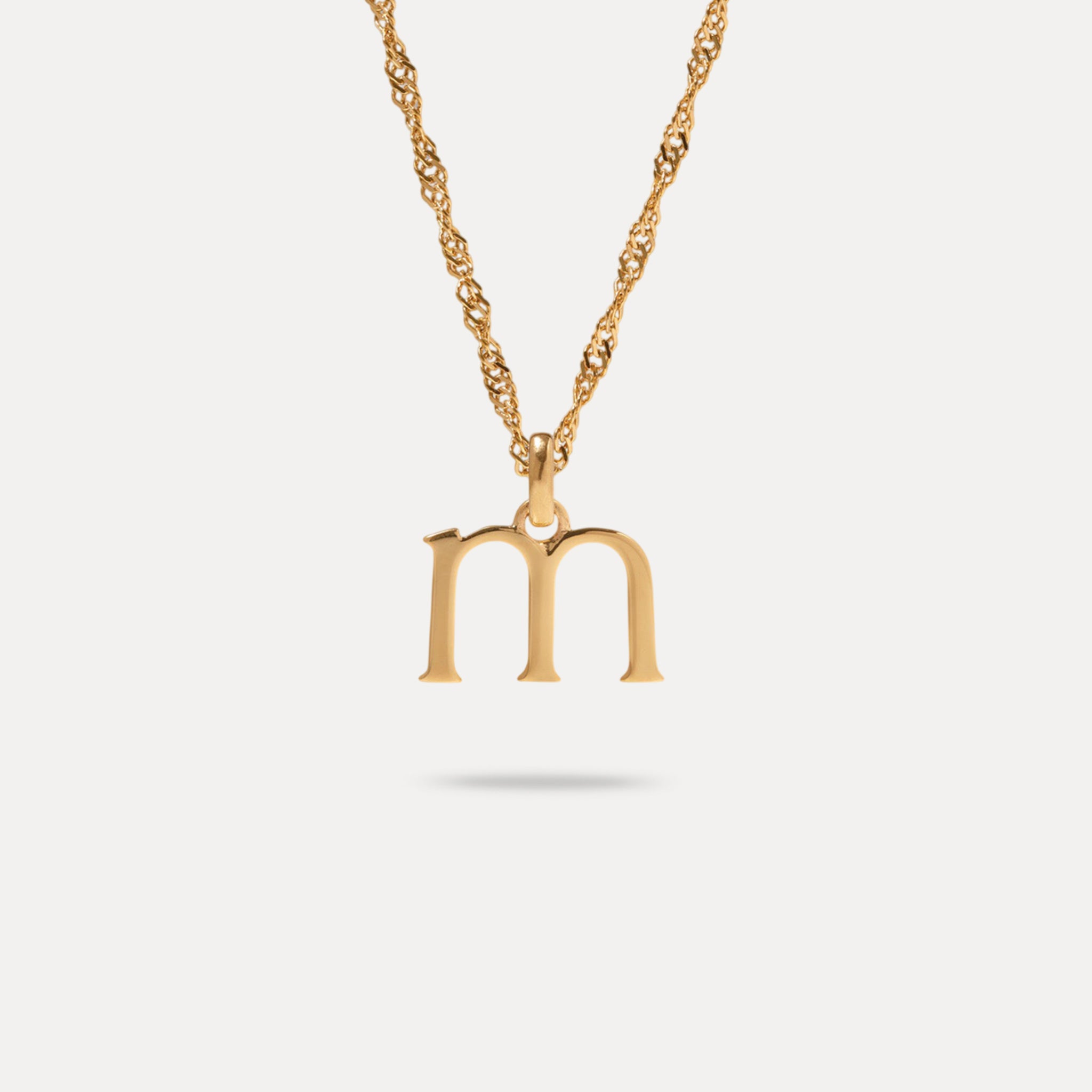 Initial mit Singapore Kette