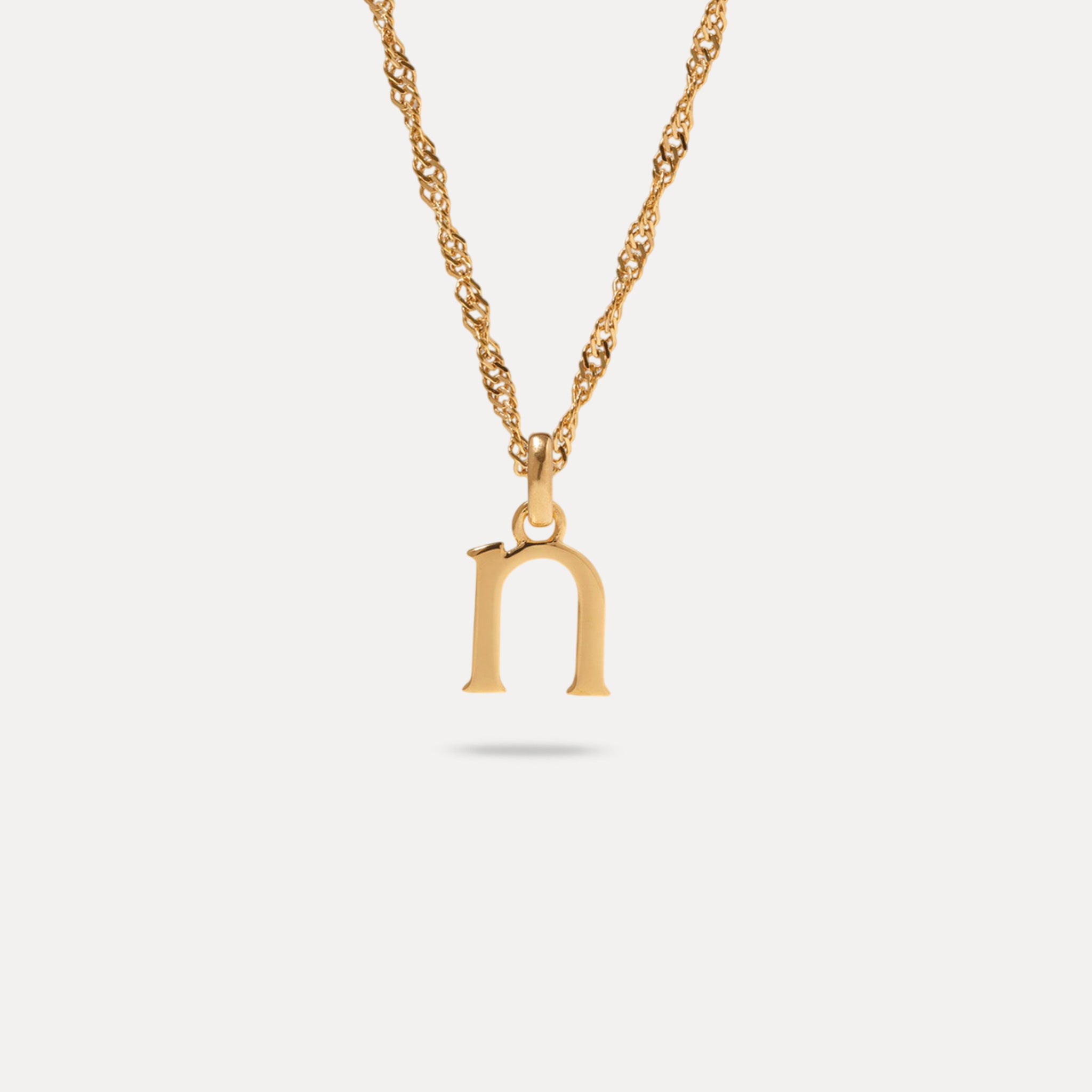 Initial mit Singapore Kette