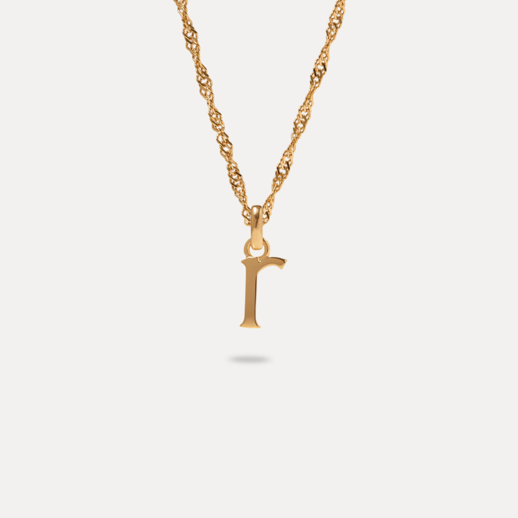 Initial mit Singapore Kette