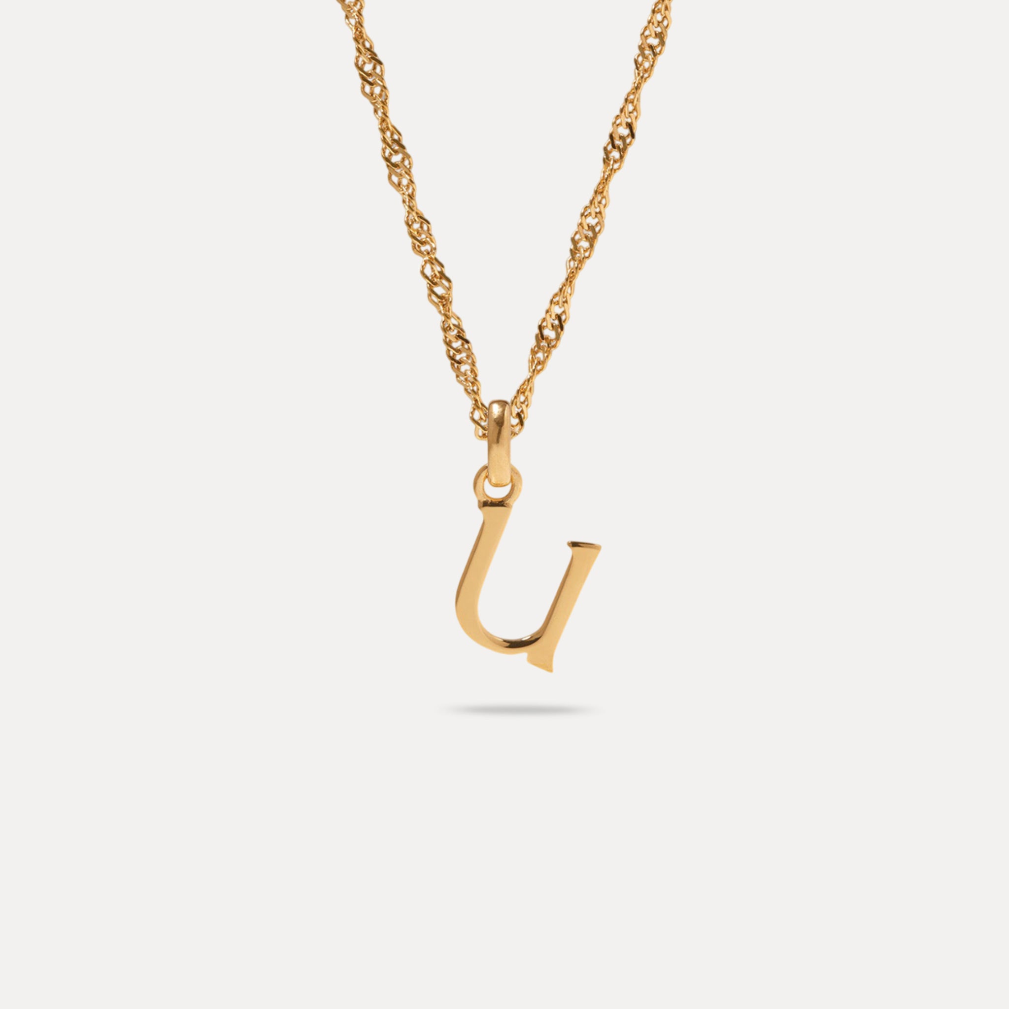 Initial mit Singapore Kette