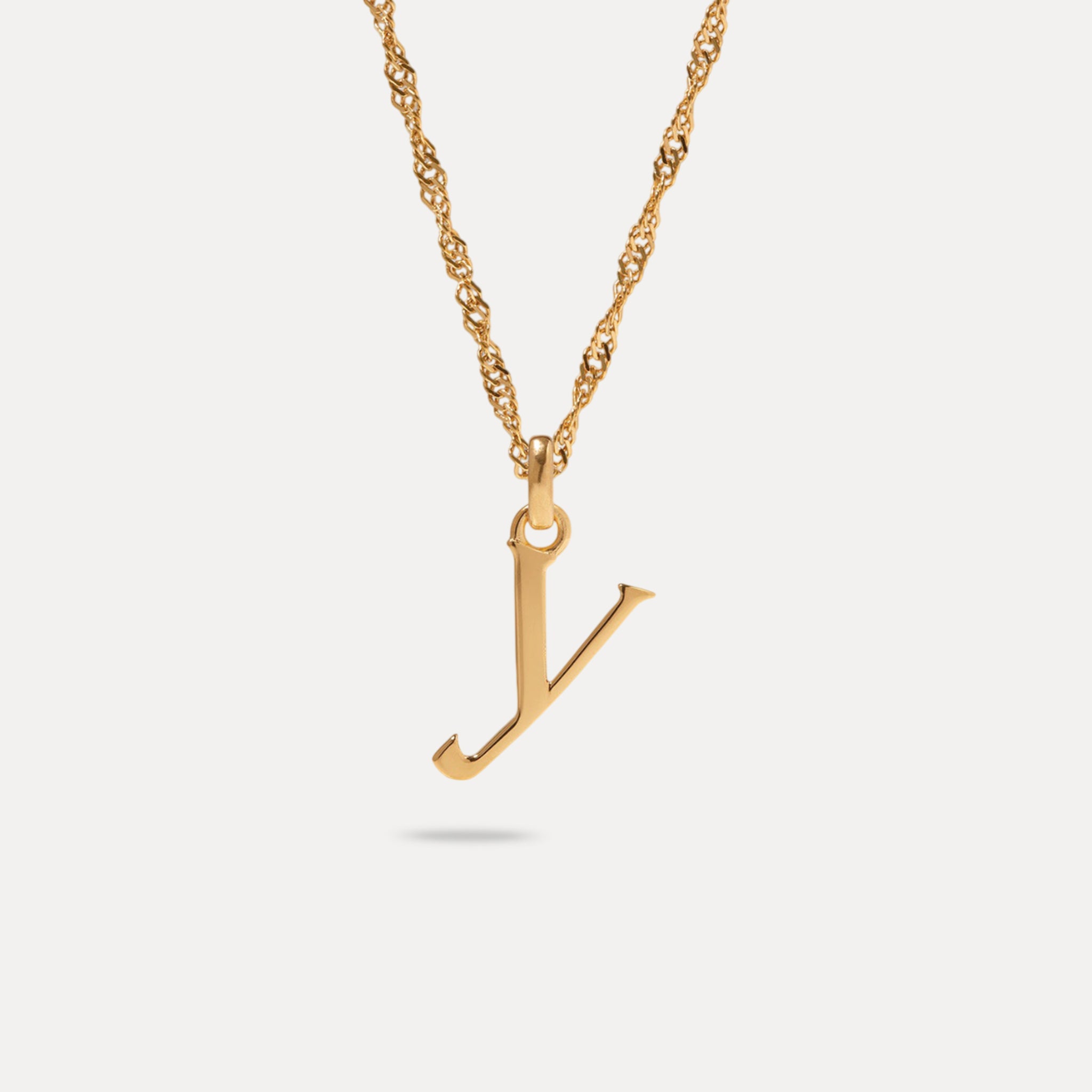 Initial mit Singapore Kette