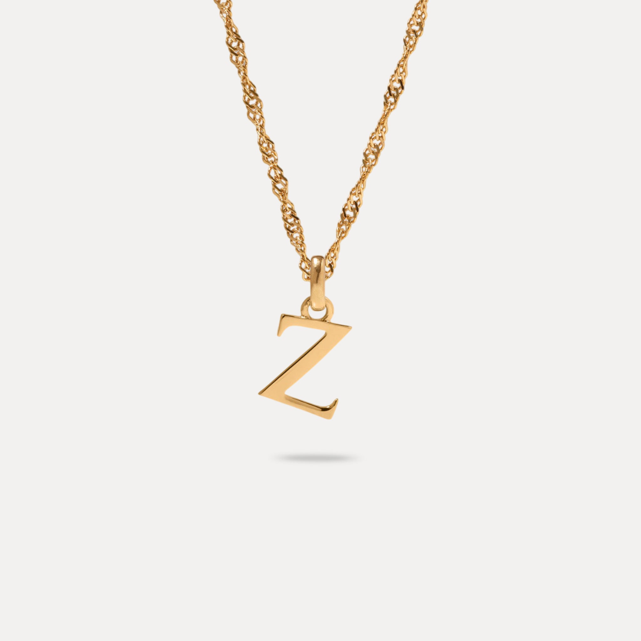 Initial mit Singapore Kette