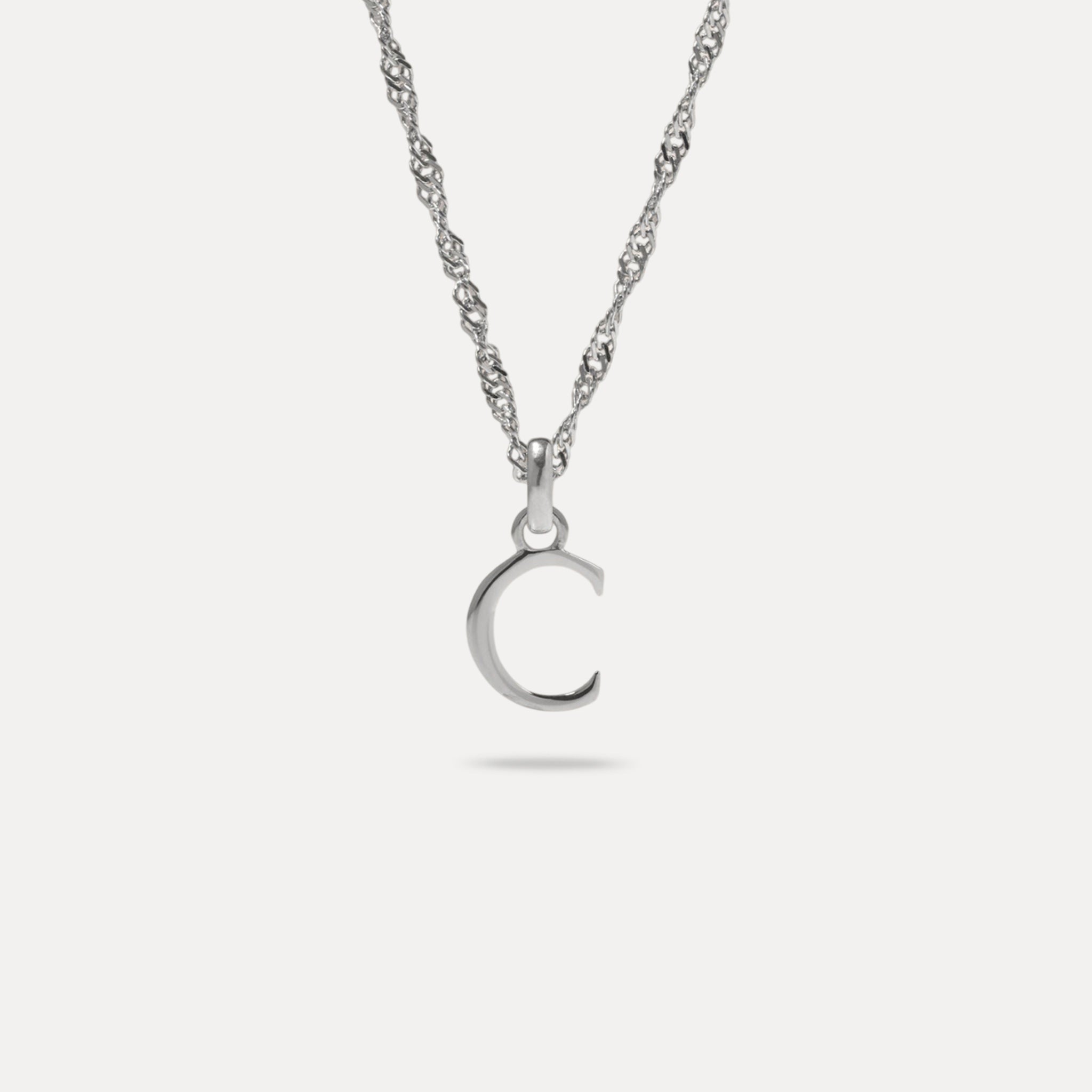 Initial mit Singapore Kette