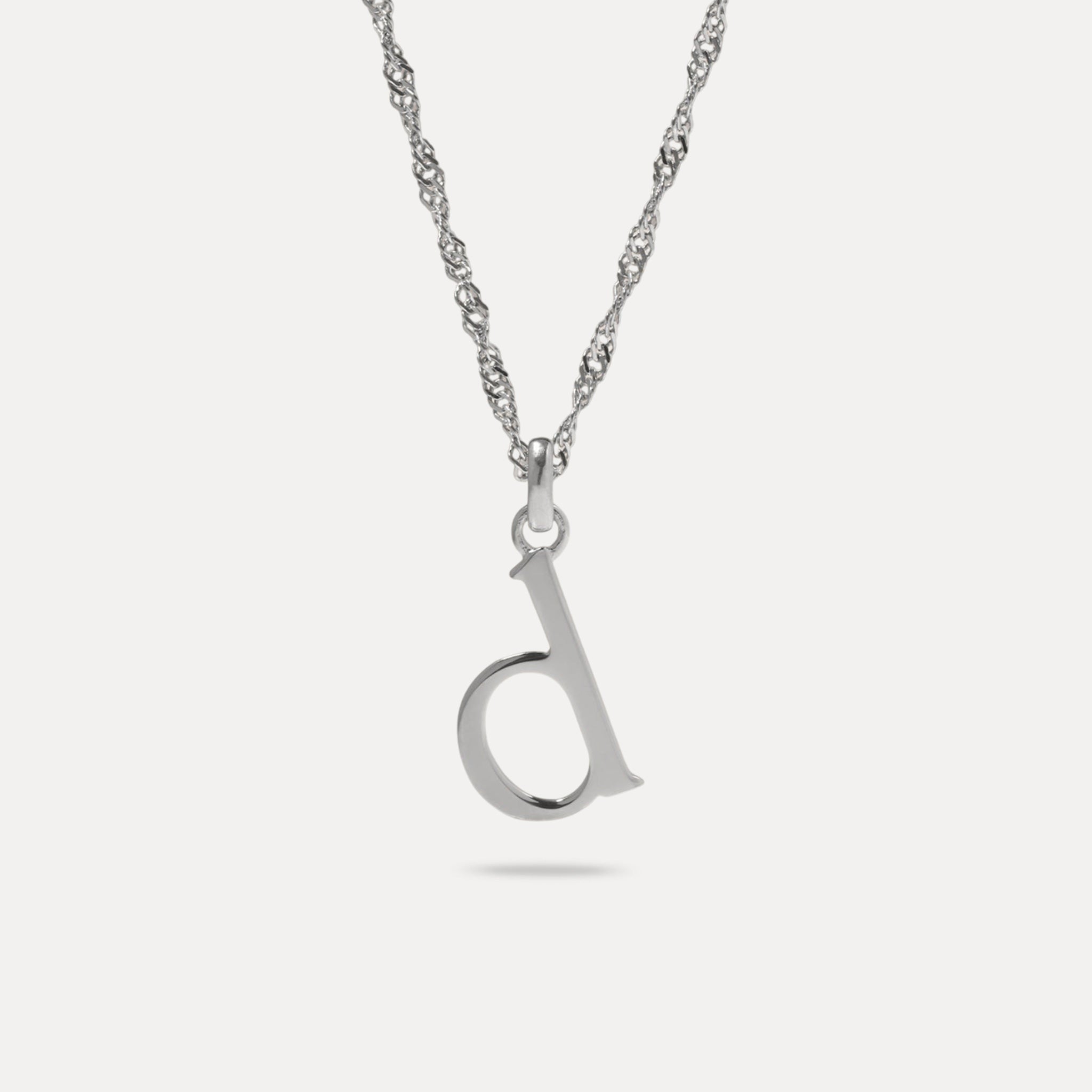 Initial mit Singapore Kette