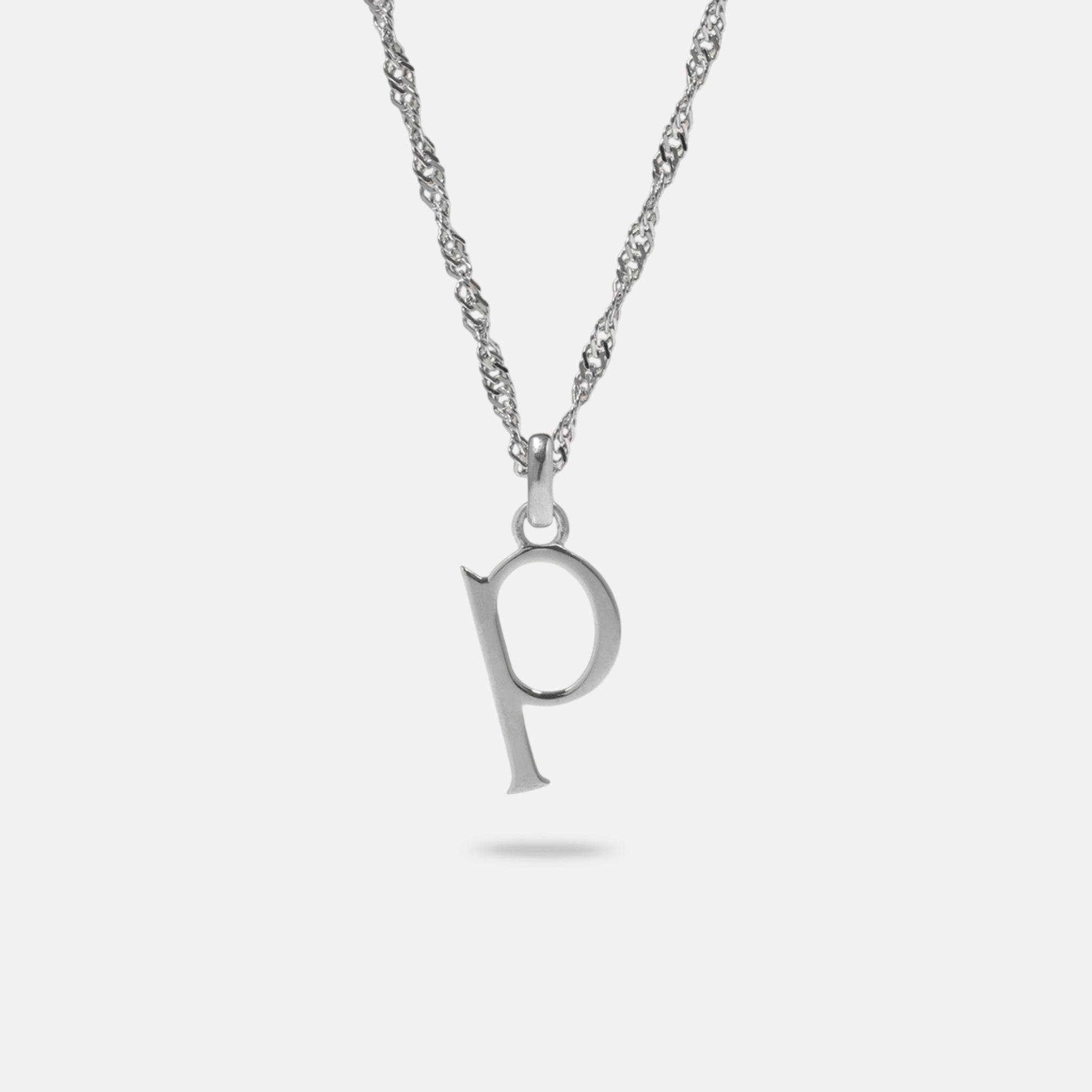 Initial mit Singapore Kette