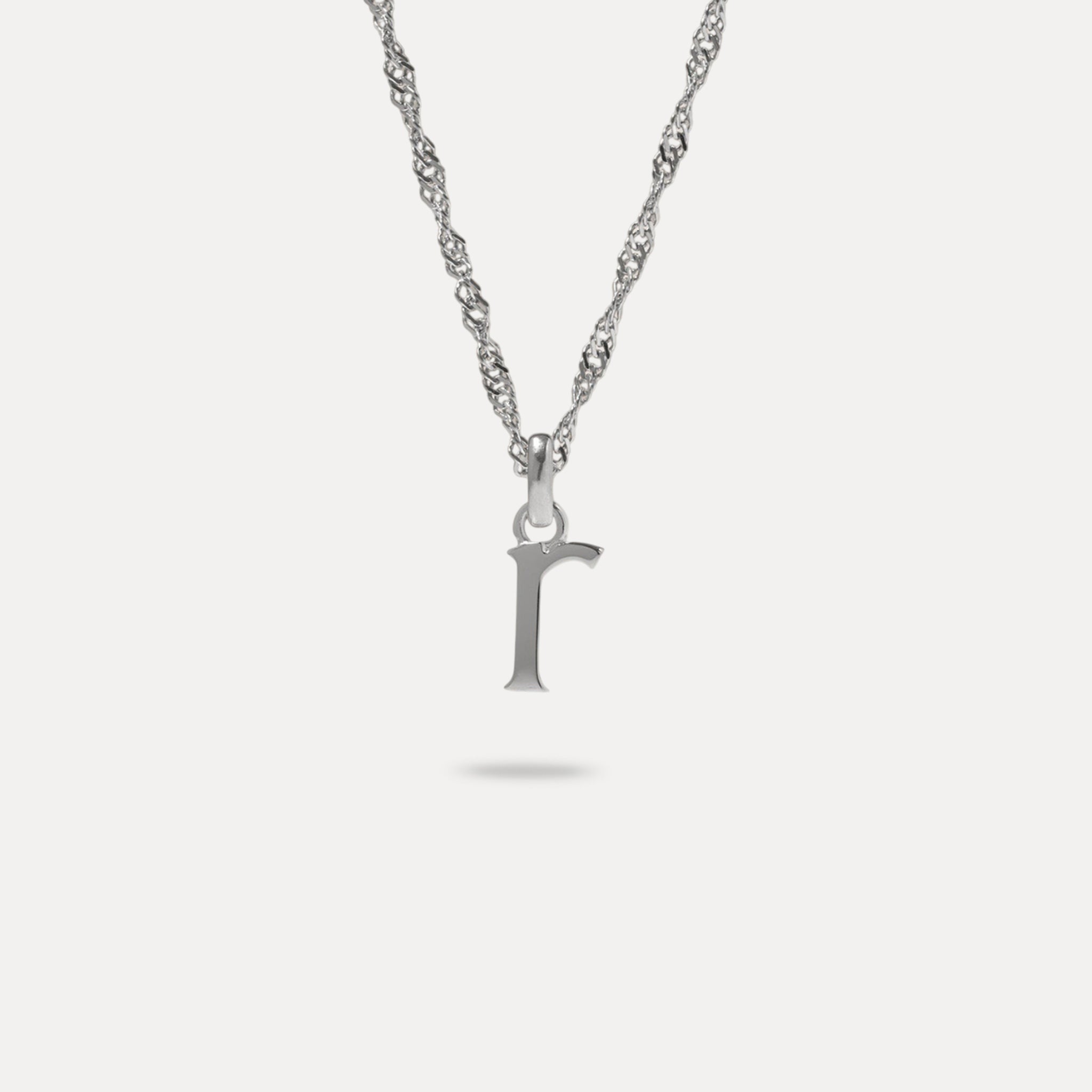 Initial mit Singapore Kette