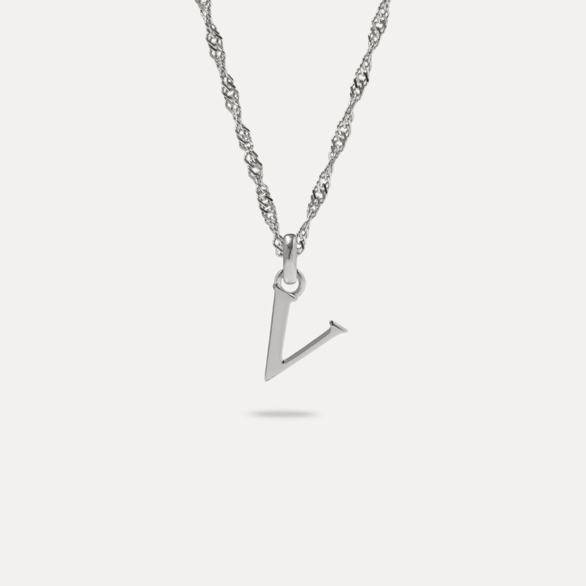 Initial mit Singapore Kette