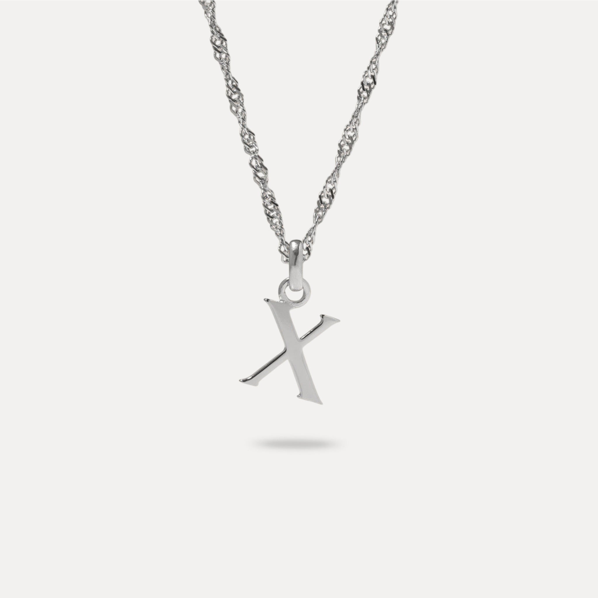 Initial mit Singapore Kette