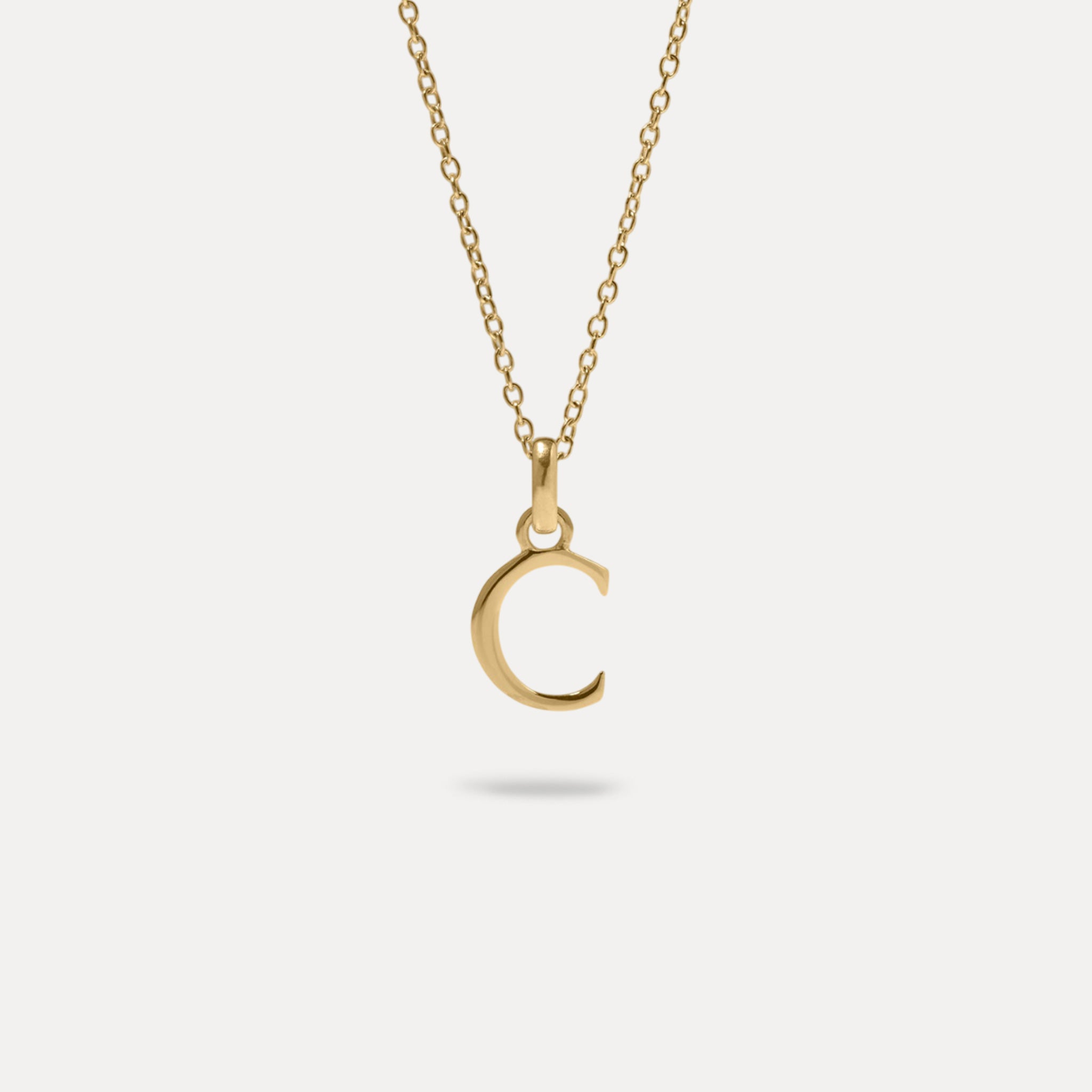 Initial mit Ankerkette | 585 Gold