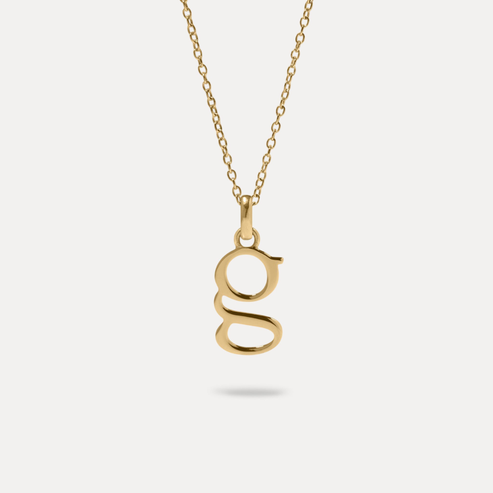 Initial mit Ankerkette | 585 Gold