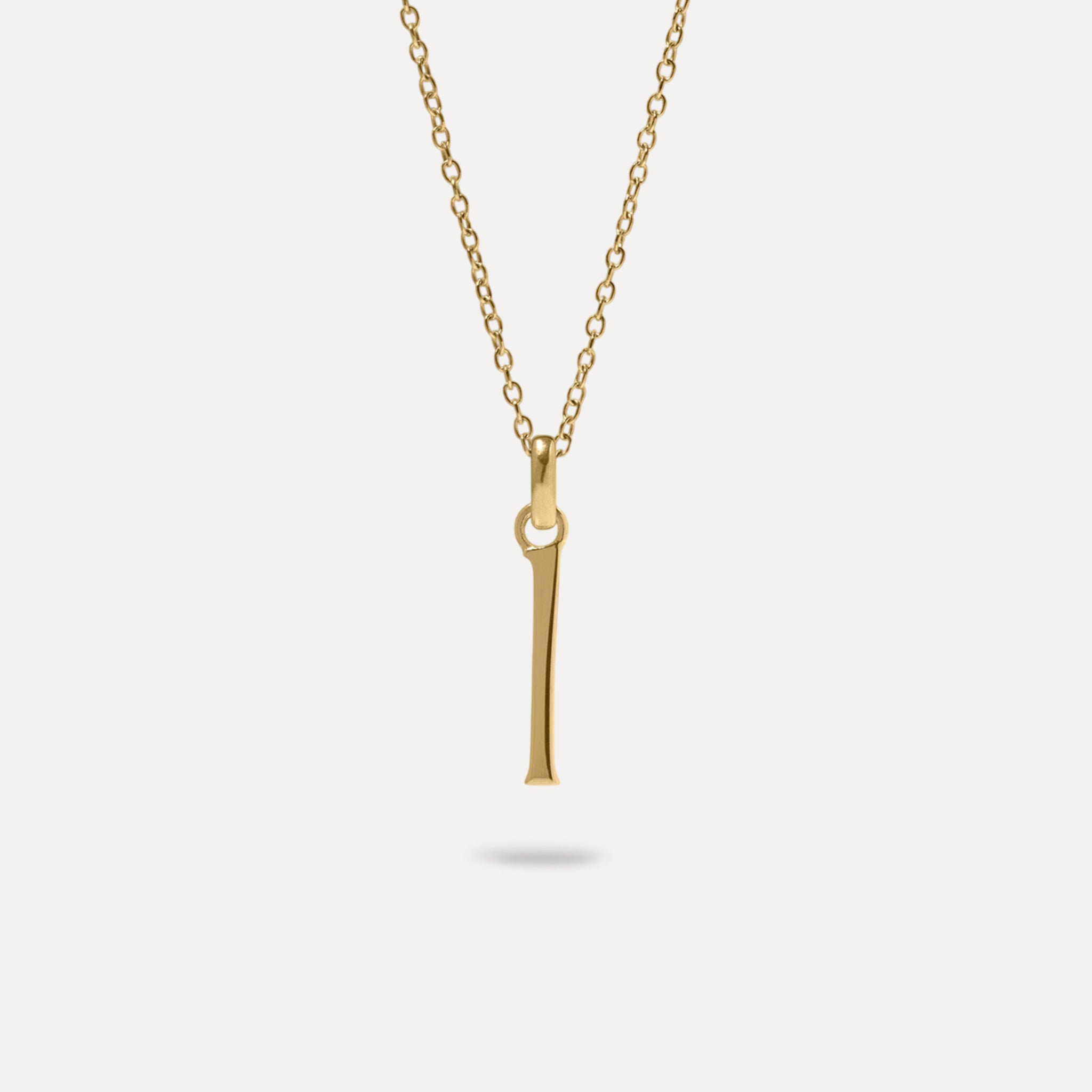 Initial mit Ankerkette | 585 Gold