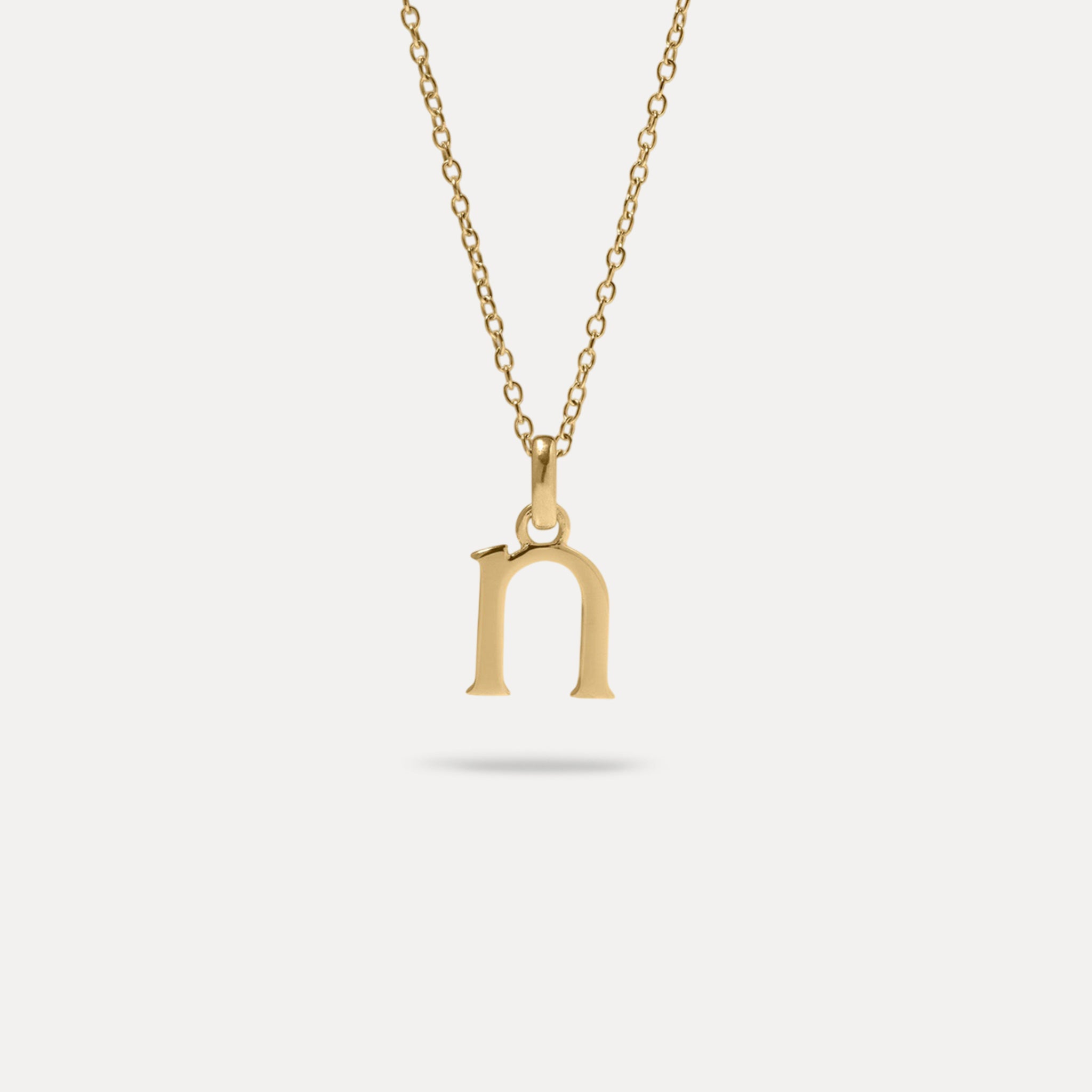Initial mit Ankerkette | 585 Gold