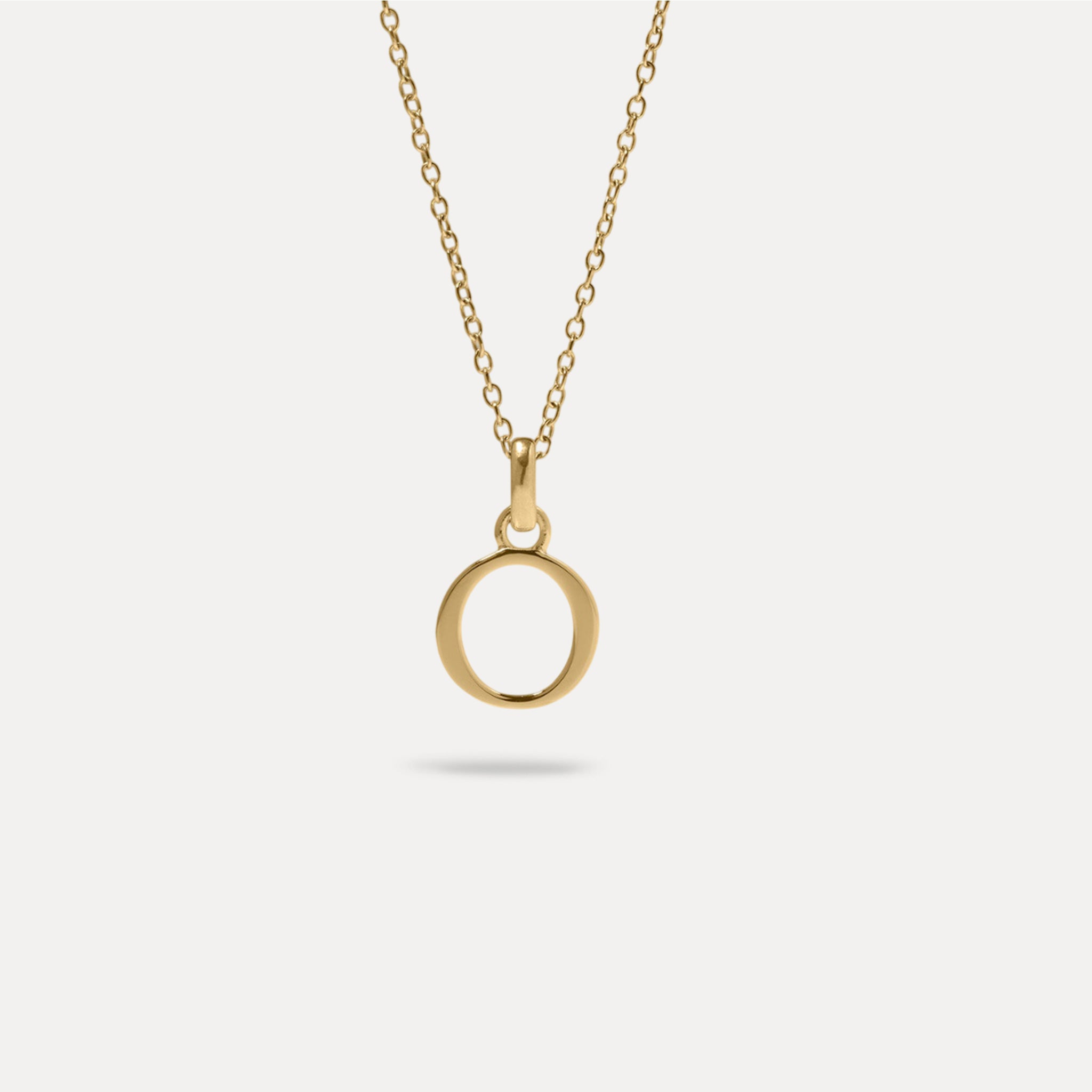 Initial mit Ankerkette | 585 Gold