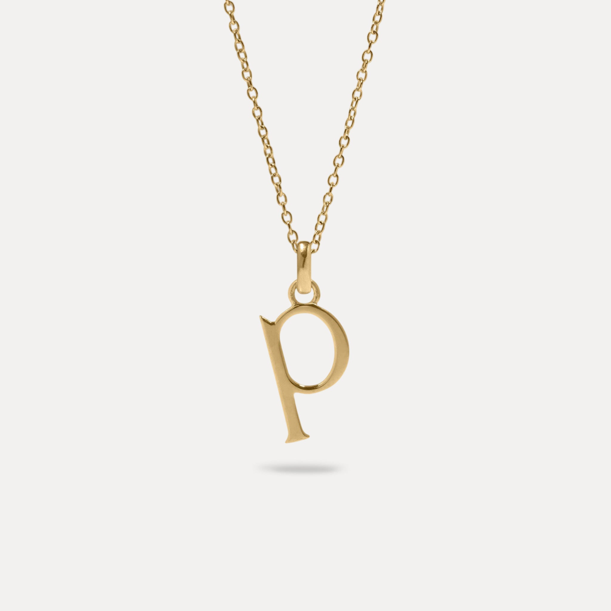 Initial mit Ankerkette | 585 Gold
