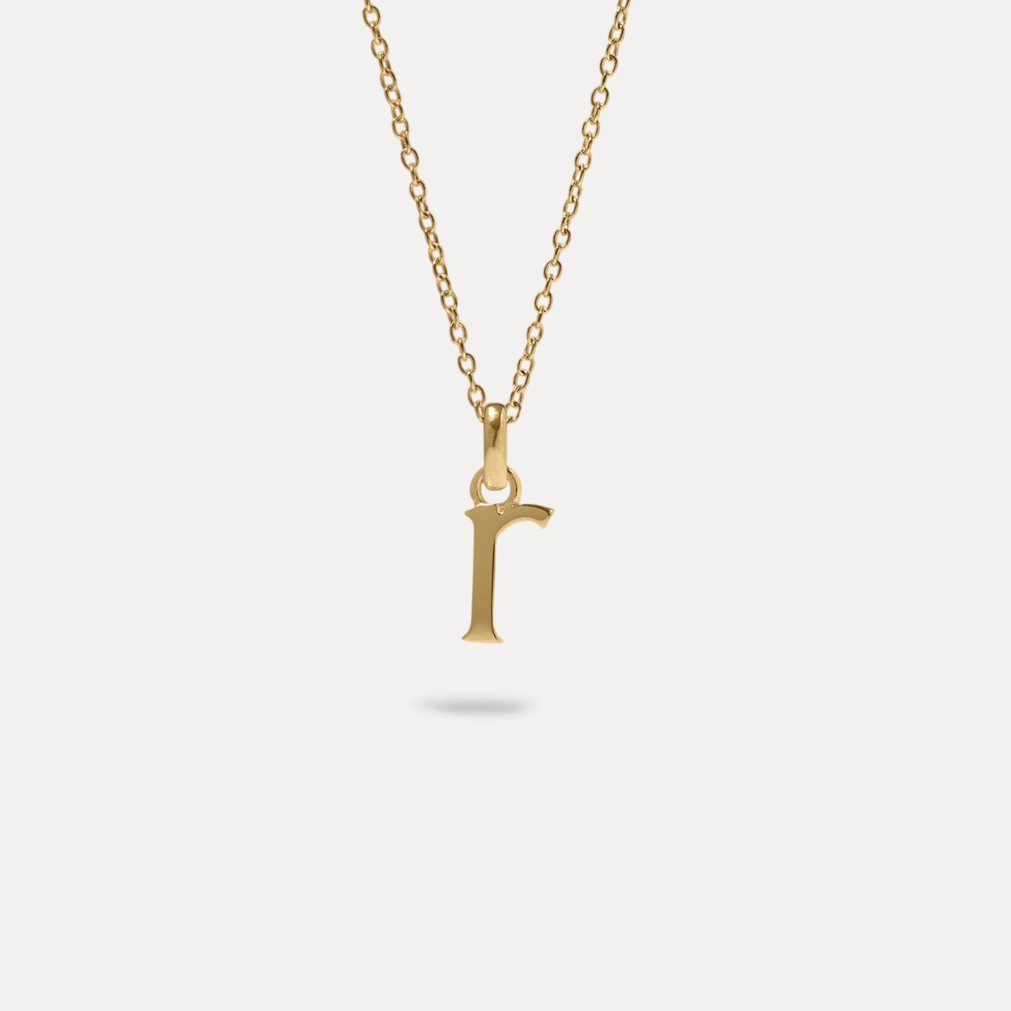 Initial mit Ankerkette | 585 Gold