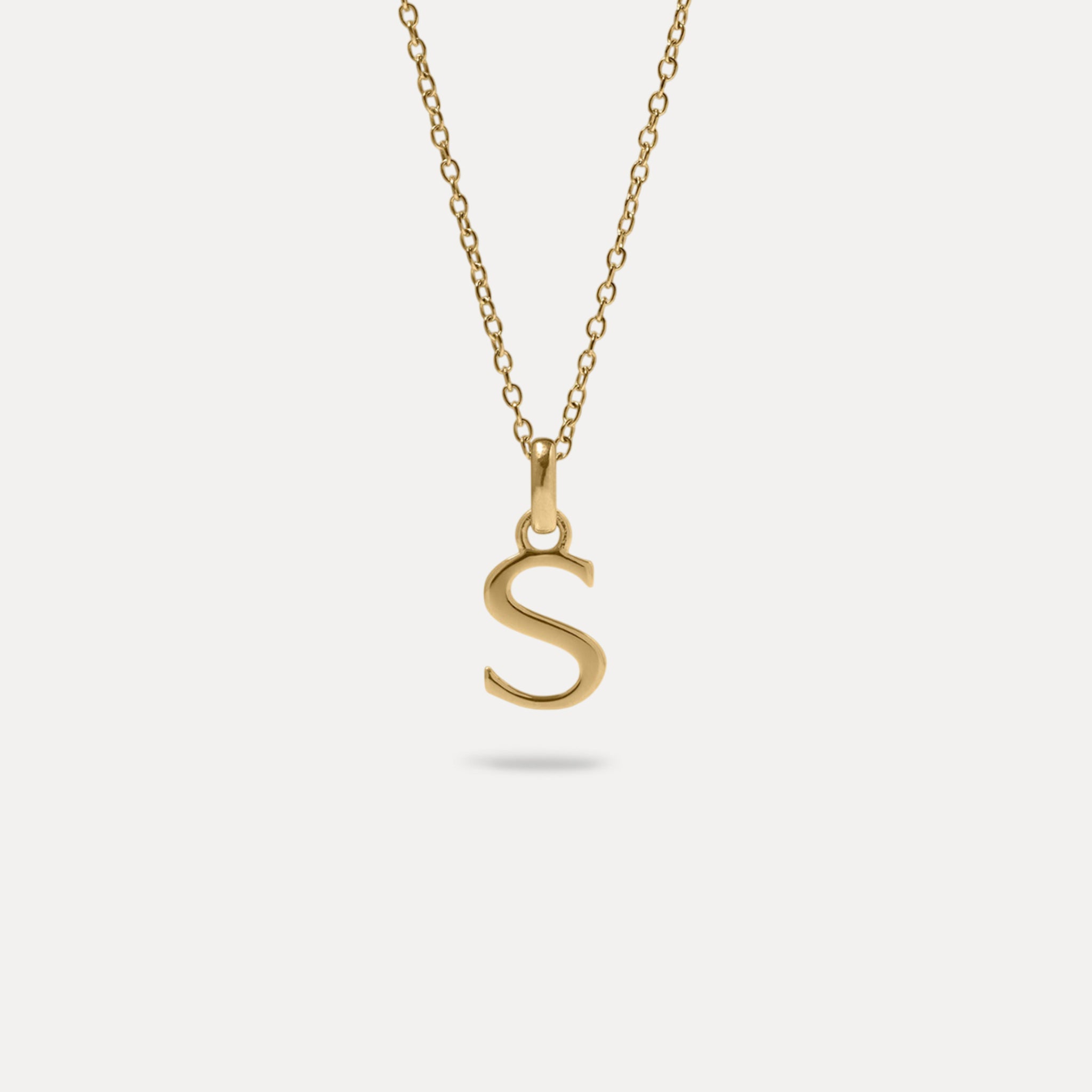 Initial mit Ankerkette | 585 Gold