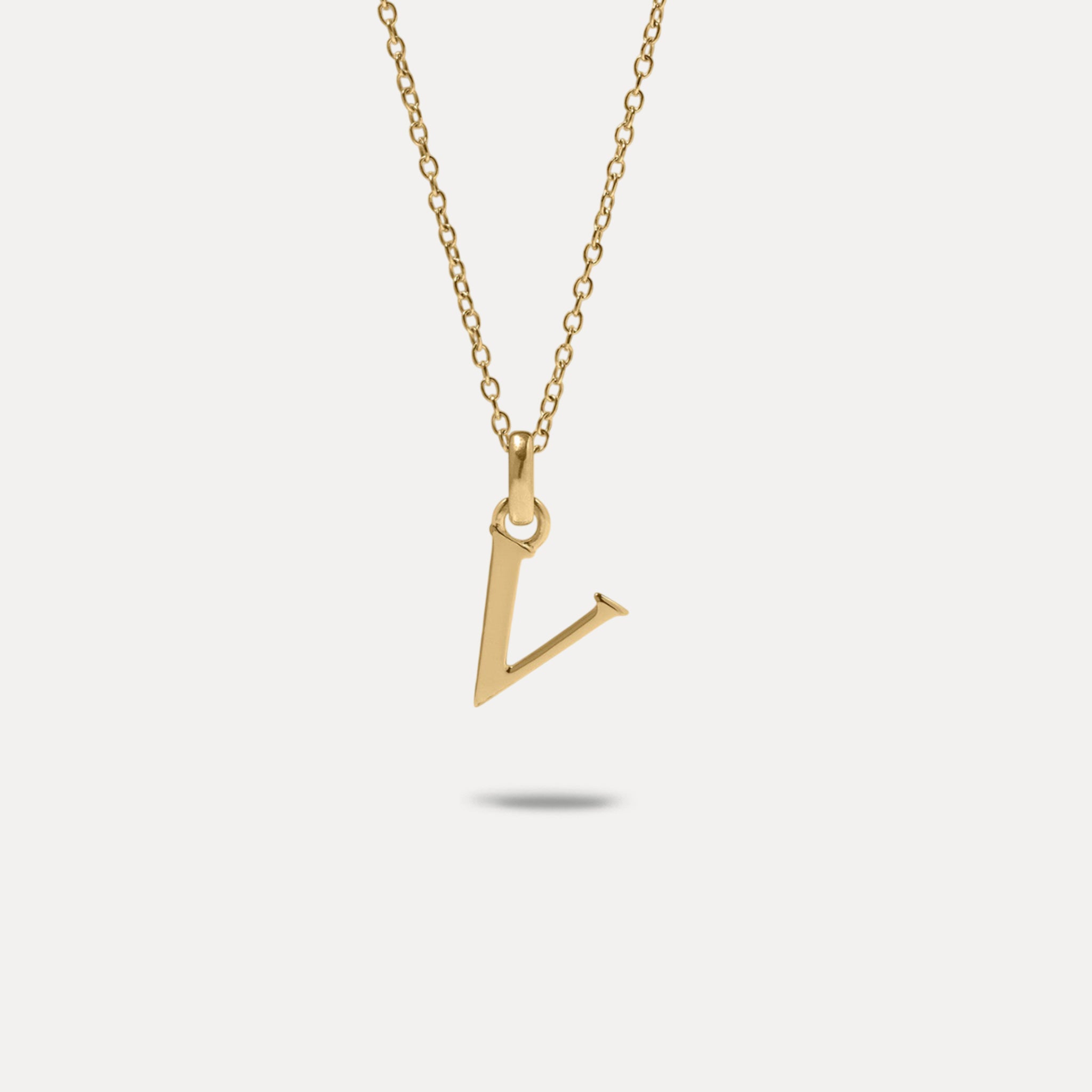 Initial mit Ankerkette | 585 Gold