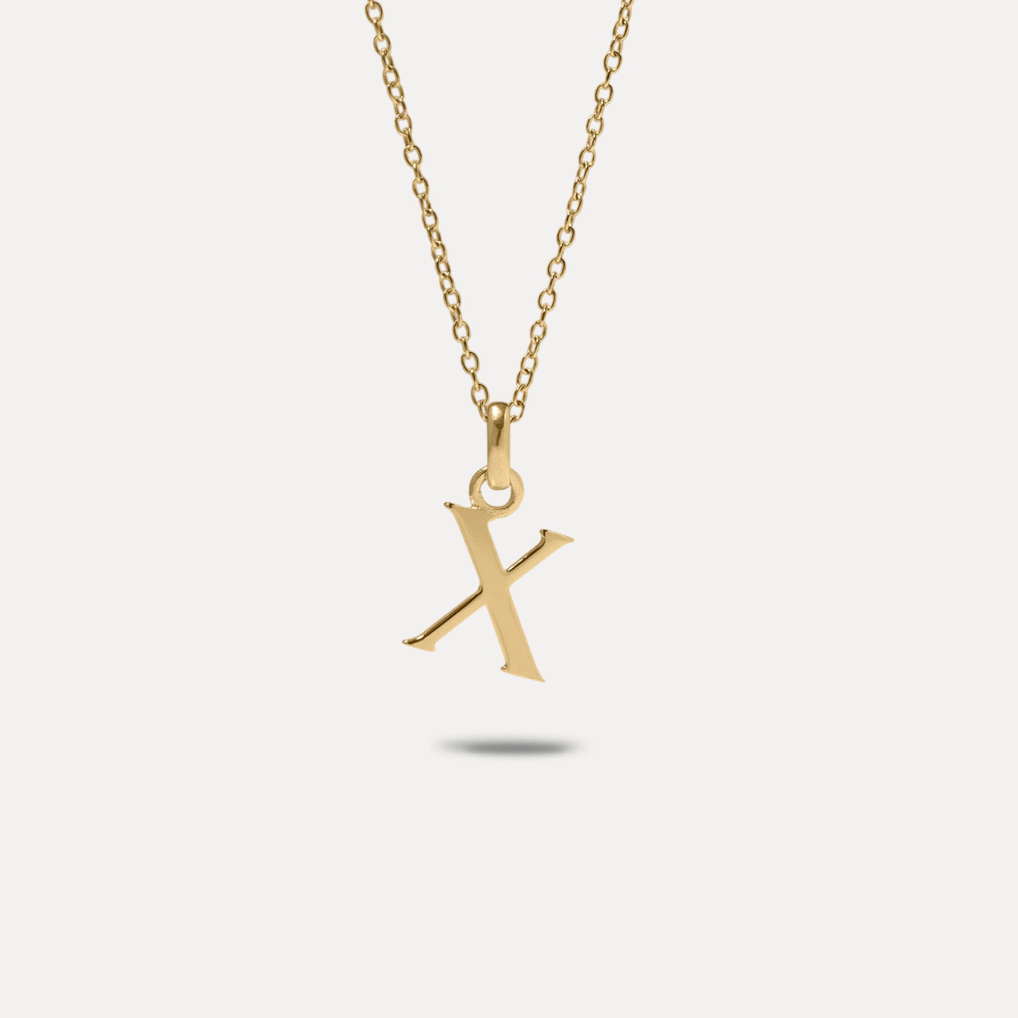 Initial mit Ankerkette | 585 Gold