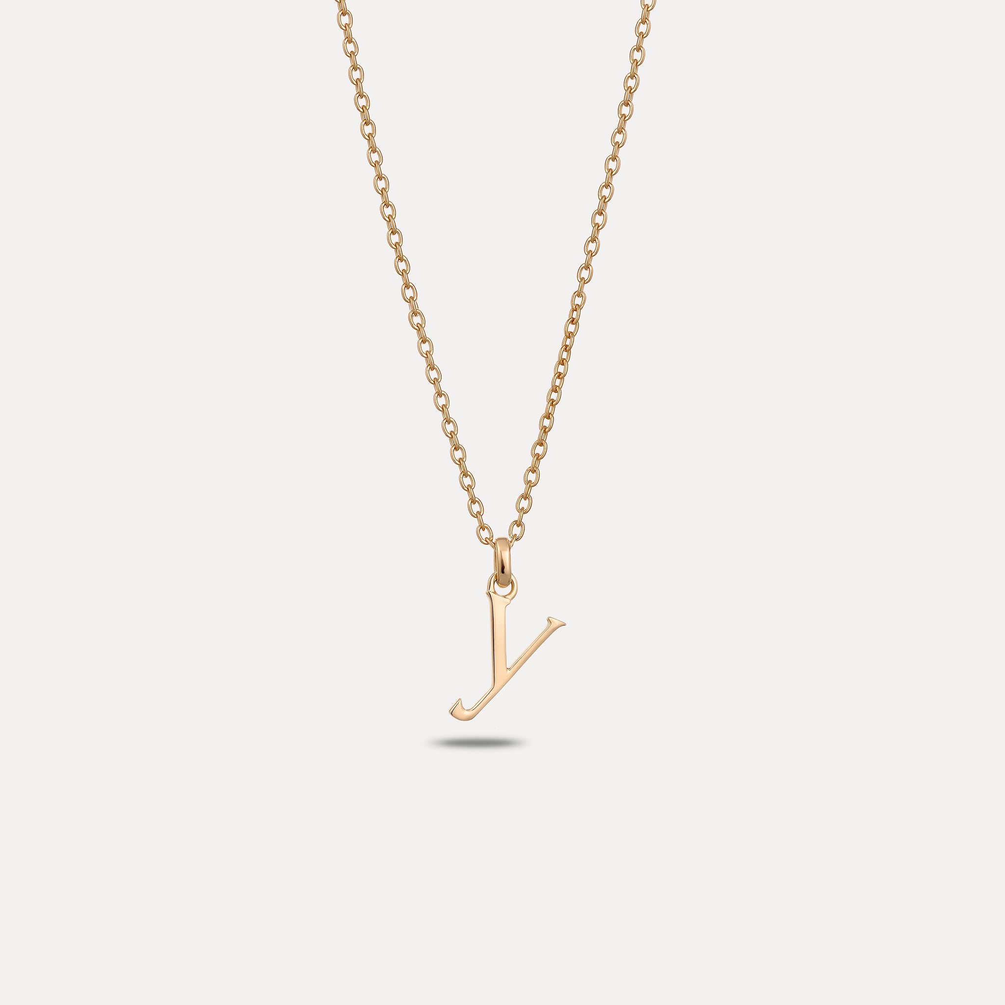 Initial mit Ankerkette | 585 Gold