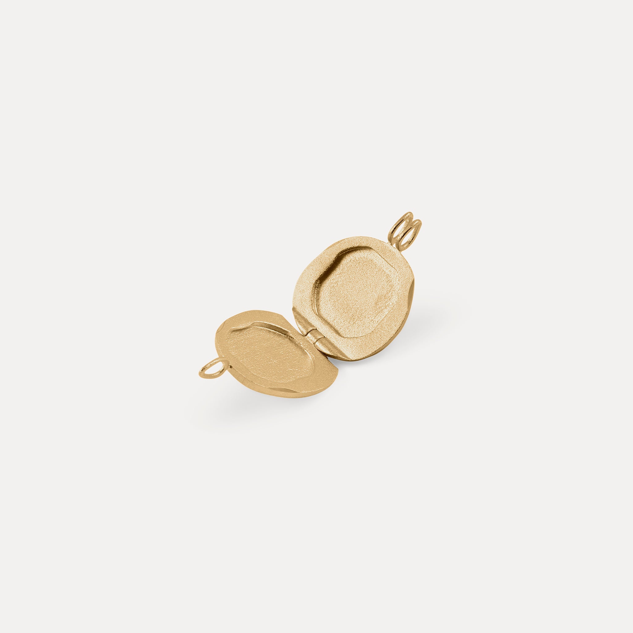 Floral Medaillon Kette | 585 Gold