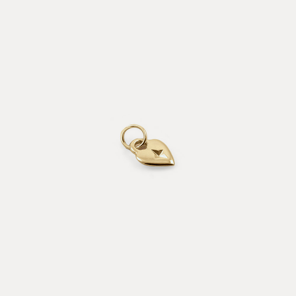 Rosa Turmalin Heart Anhänger | 585 Gold
