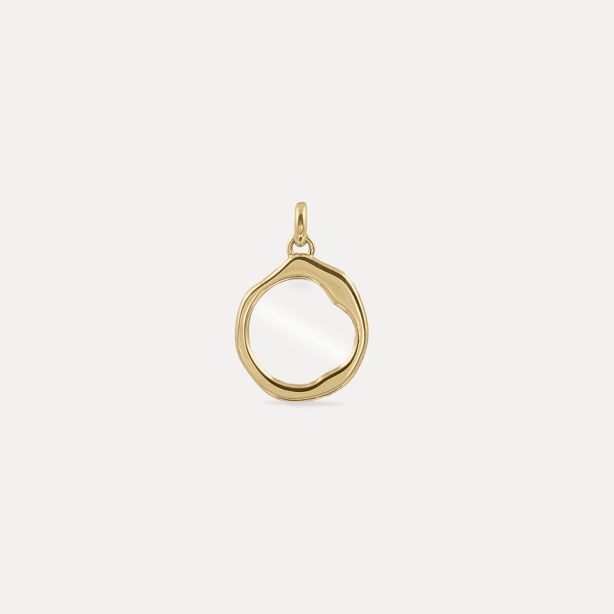 Quarz Organic Kette | 585 Gold