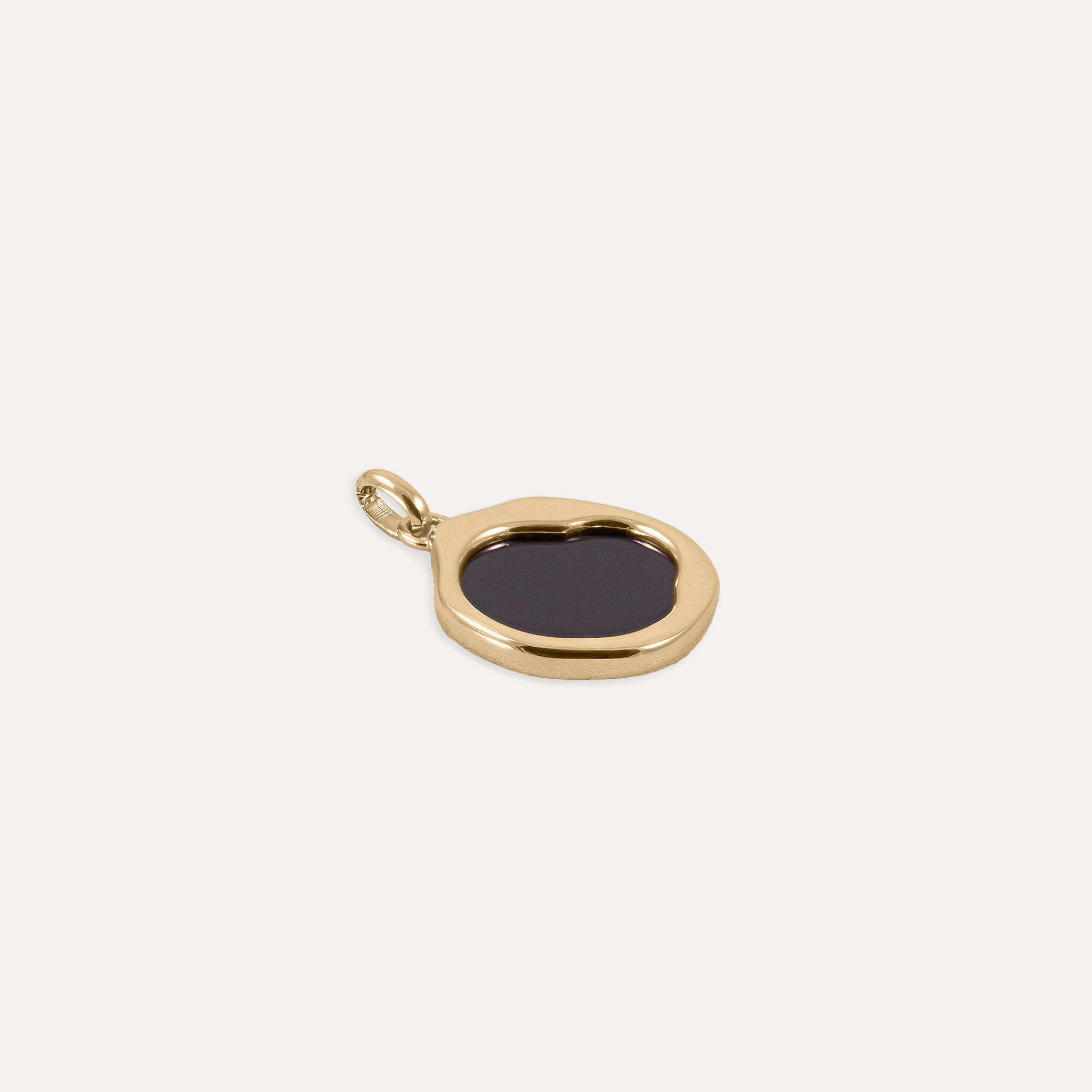 Onyx Organic Anhänger | 585 Gold