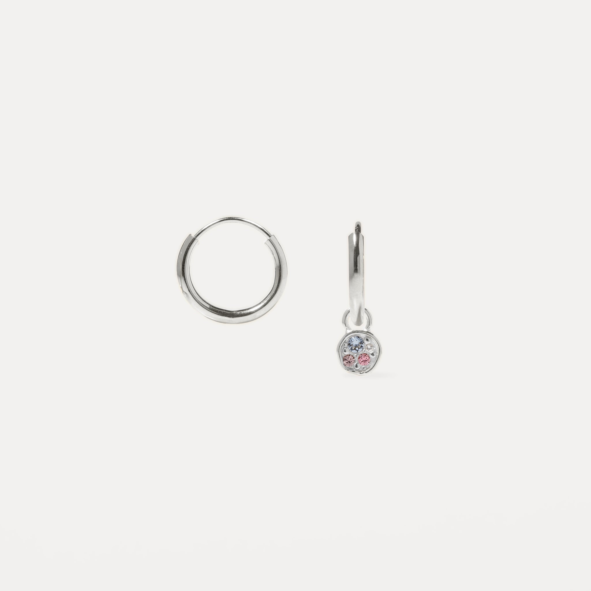 Belong Pavé Creolen Ohrringe