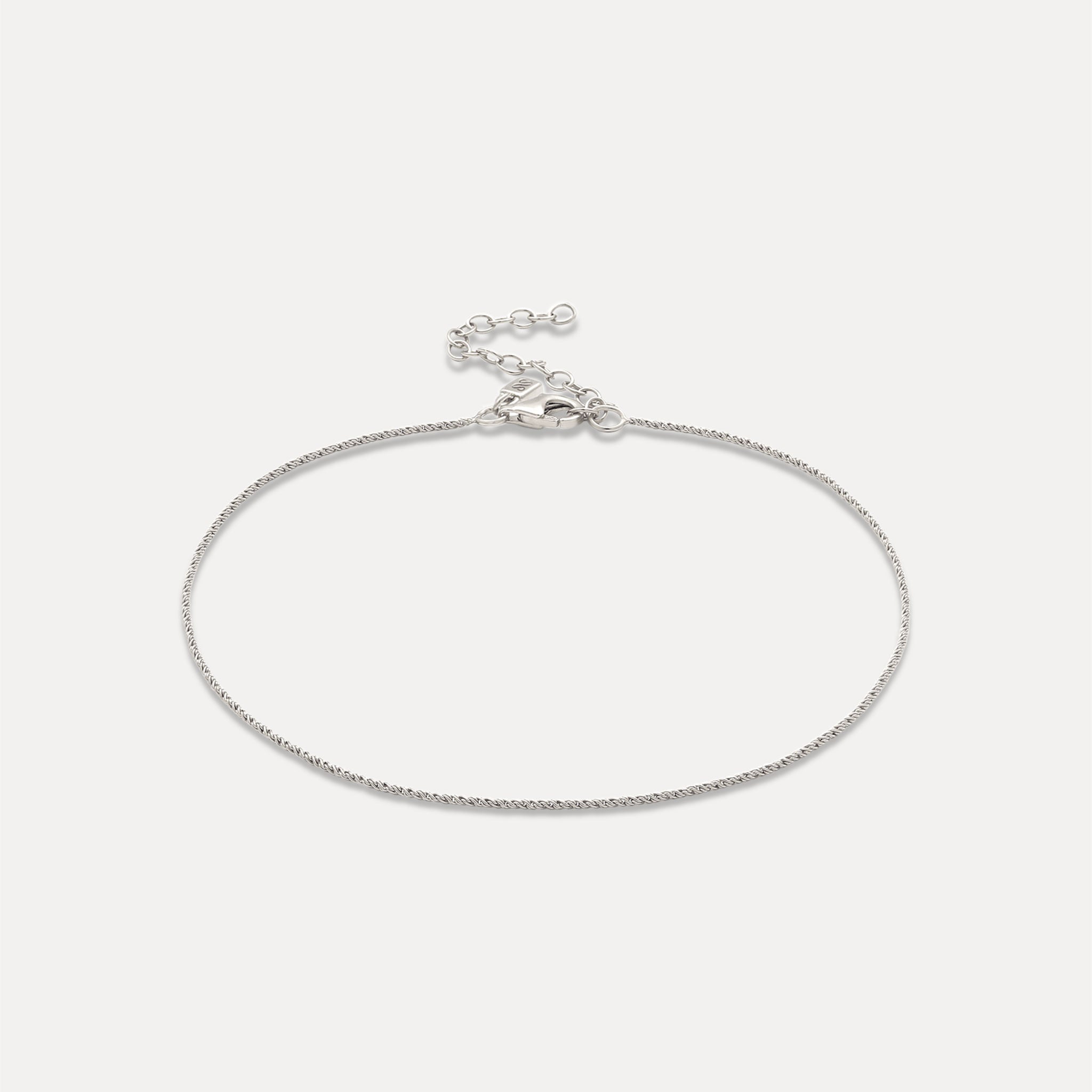 Spiral Dainty Chain Fusskette