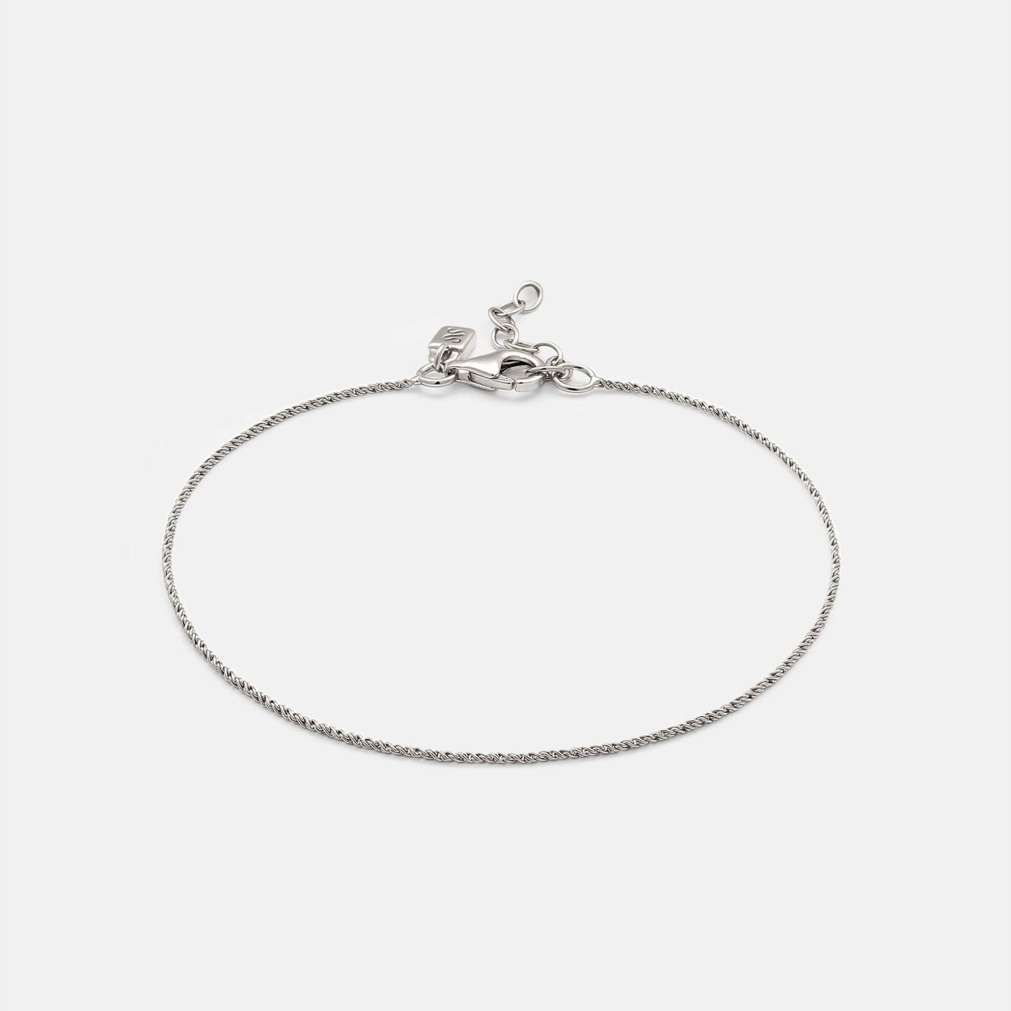 Spiral Dainty Chain Armband