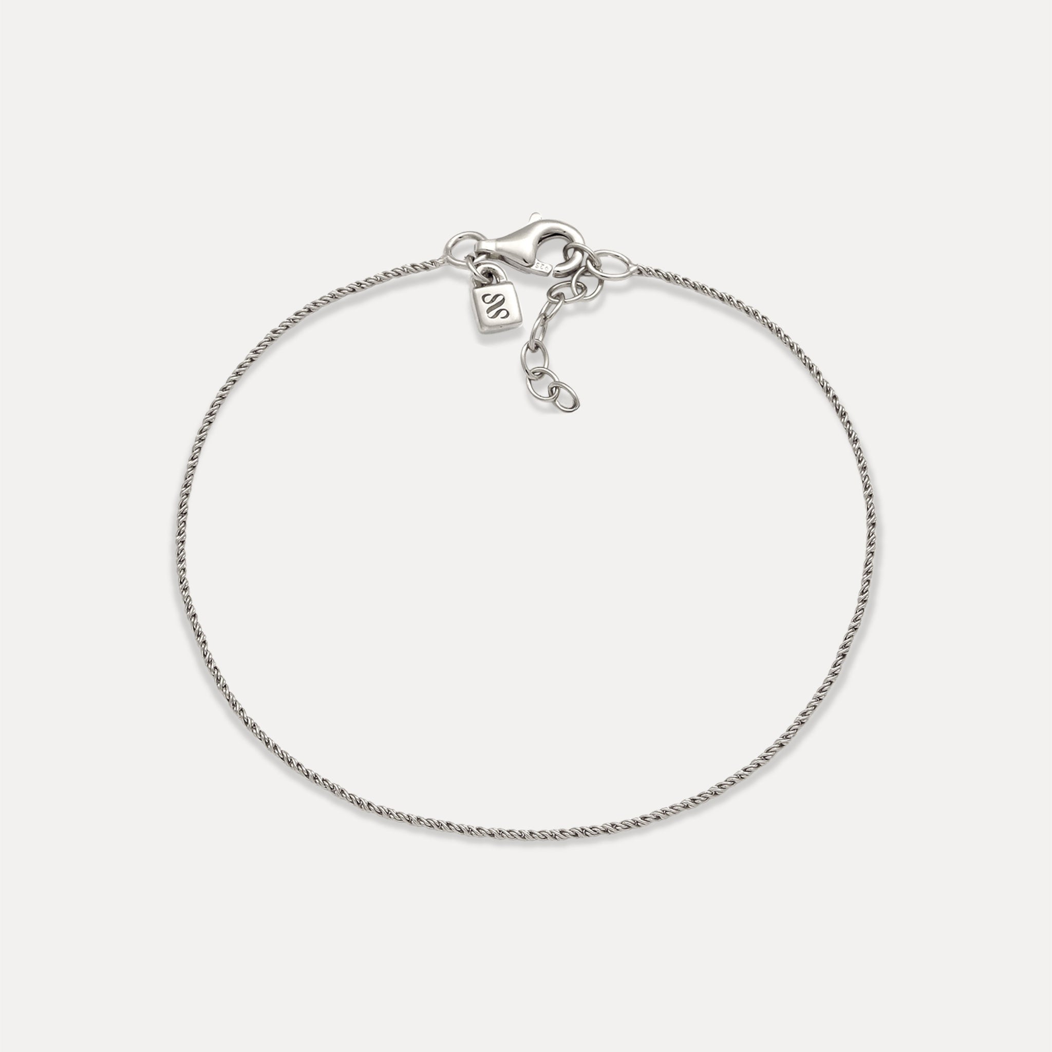 Spiral Dainty Chain Armband