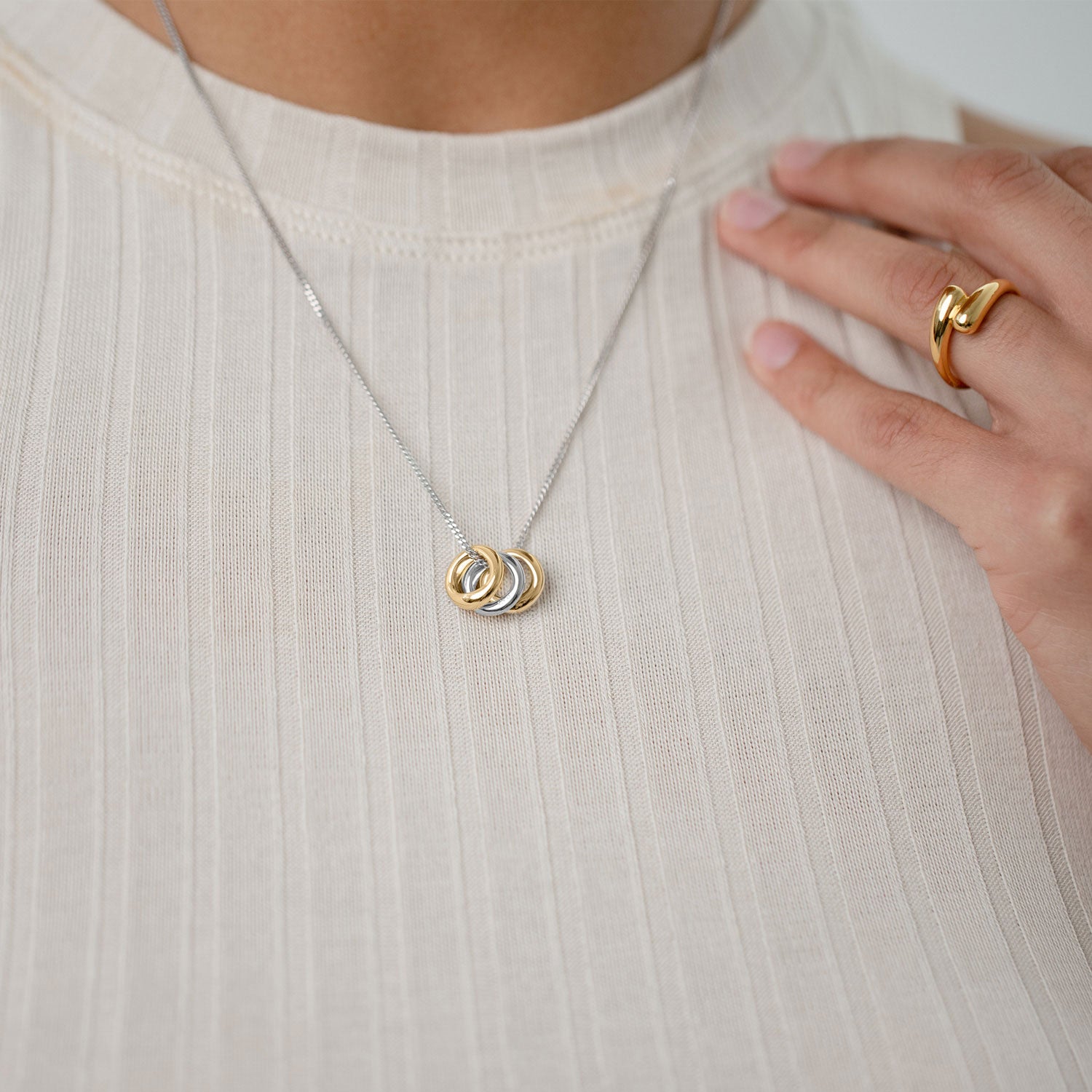 The Gathering Kette Mixed Gold Vermeil