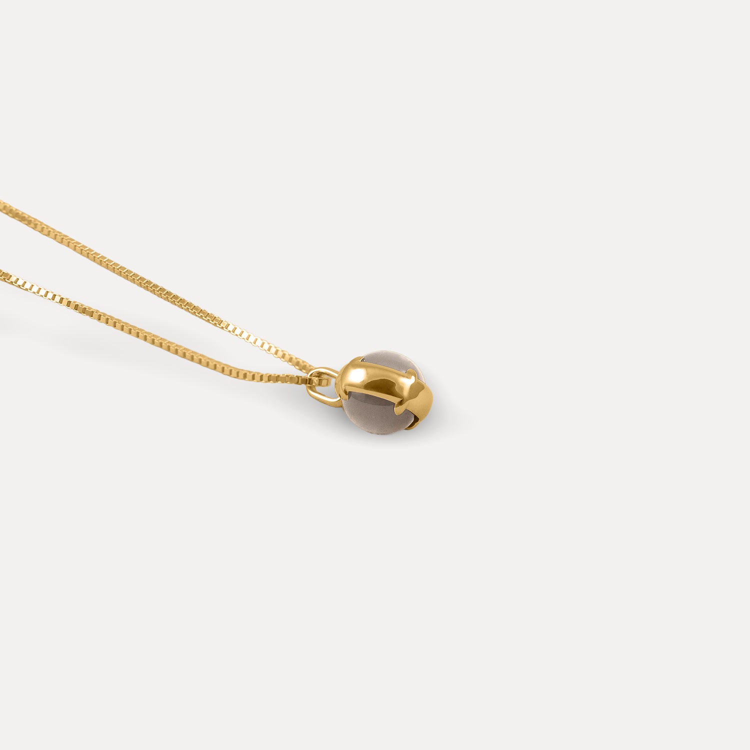 Grauer Mondstein Instants of Balance Kette