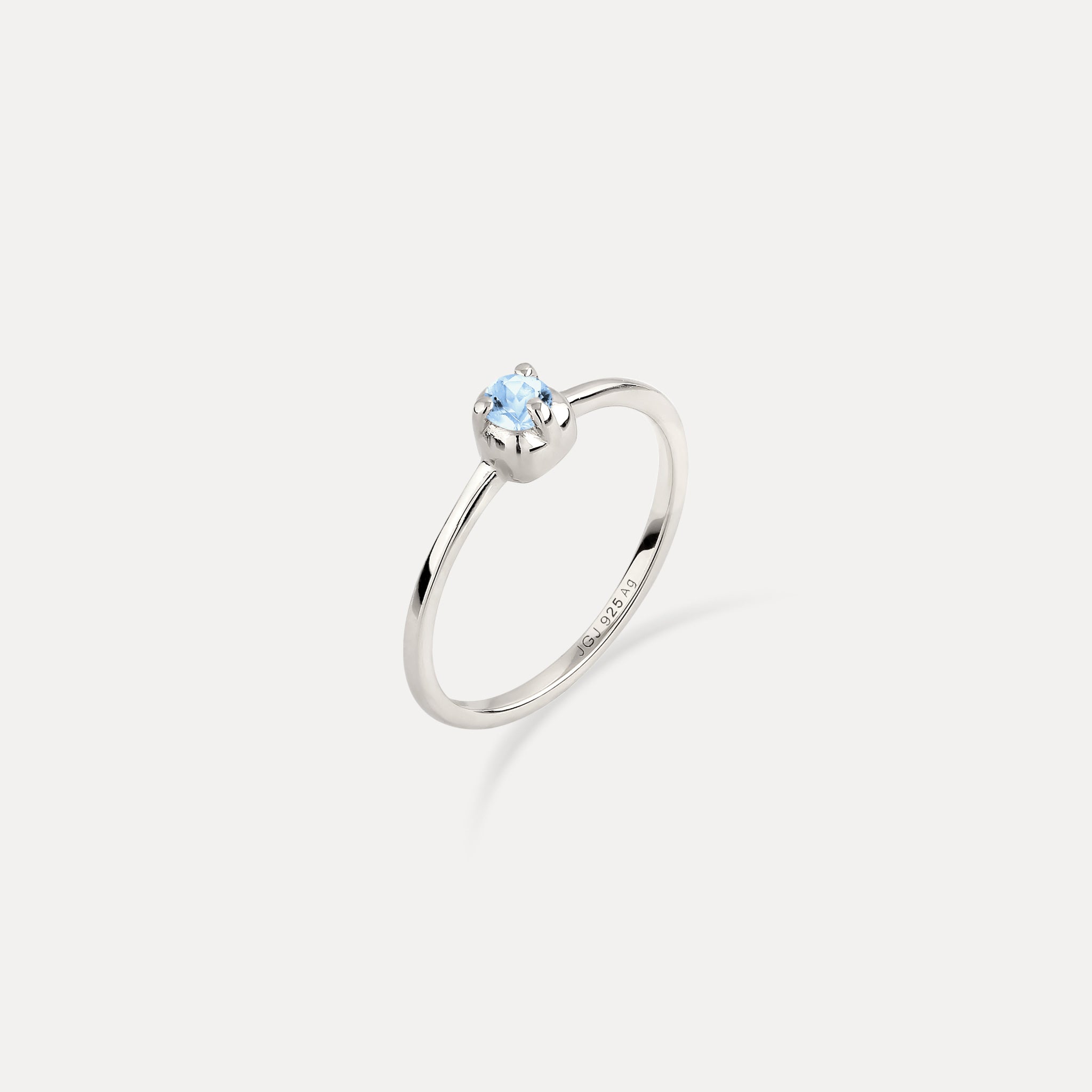 Mini Birthstone Ring 925 Silber