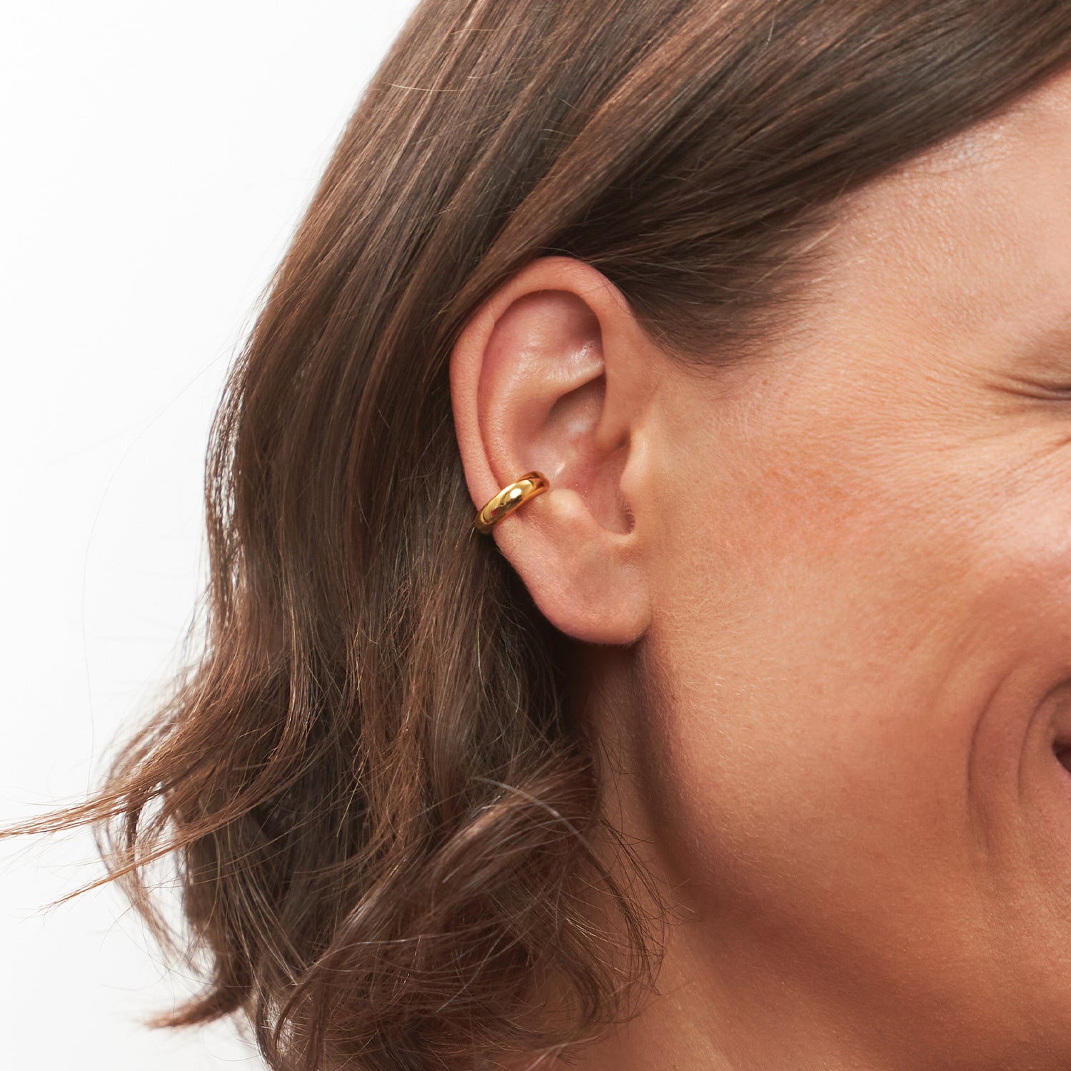 Mom Band Ear Cuff | 585 Gold
