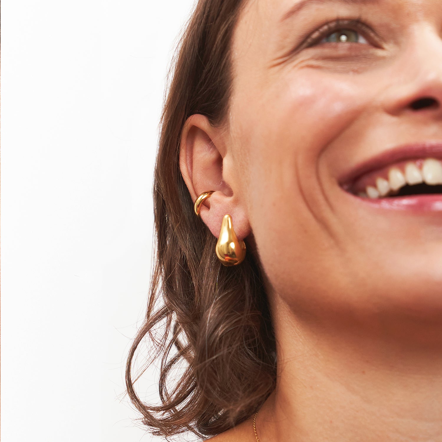 Mom Band Ear Cuff | 585 Gold