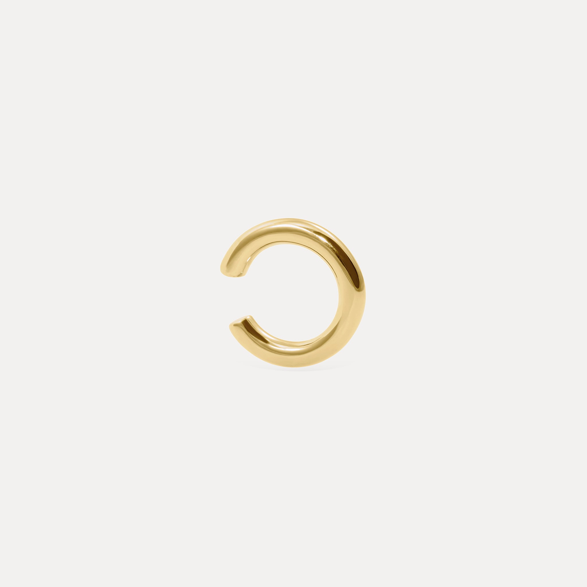 Bold Revolve Ear Cuff 14k Massivgold