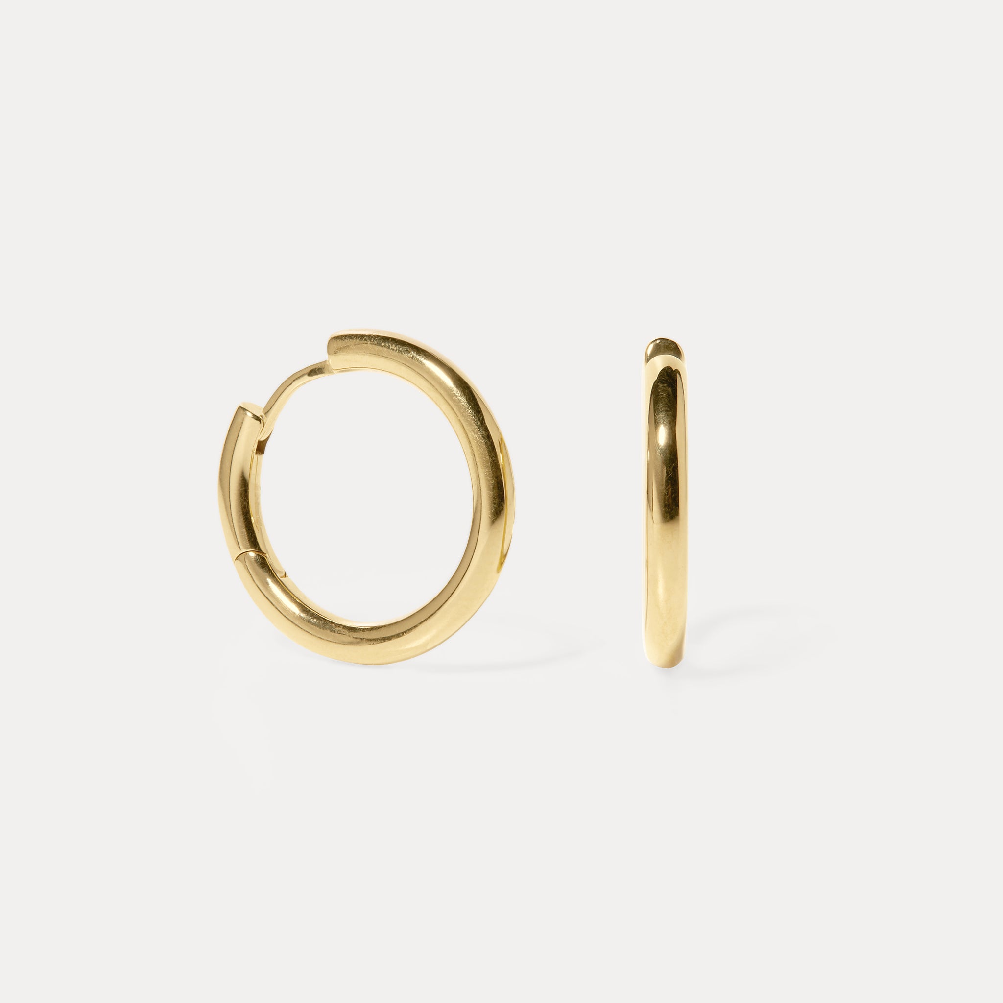Bold Creolen Ohrringe | 585 Gold